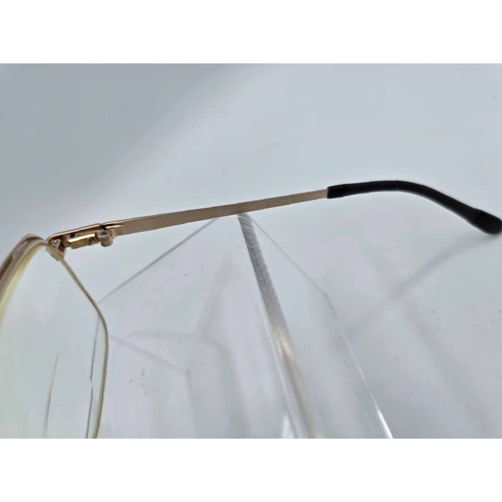 Nikon Vtg Nikon FS 002T-14 SLIDEVIEW TITEX-B Brow Eyeglasses Frame Only JAPAN F-Ti-P Size ONE SIZE - 6 Thumbnail