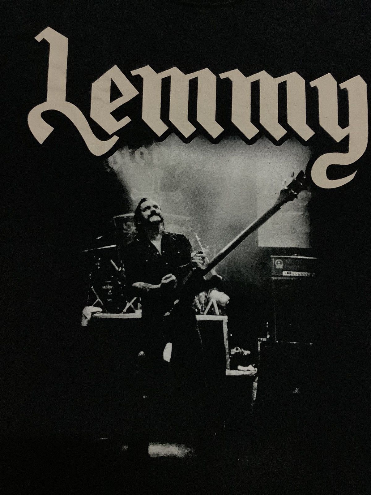 Band Tees Motorhead Lemmy Live to Win Black Tees Size US M / EU 48-50 / 2 - 9 Thumbnail