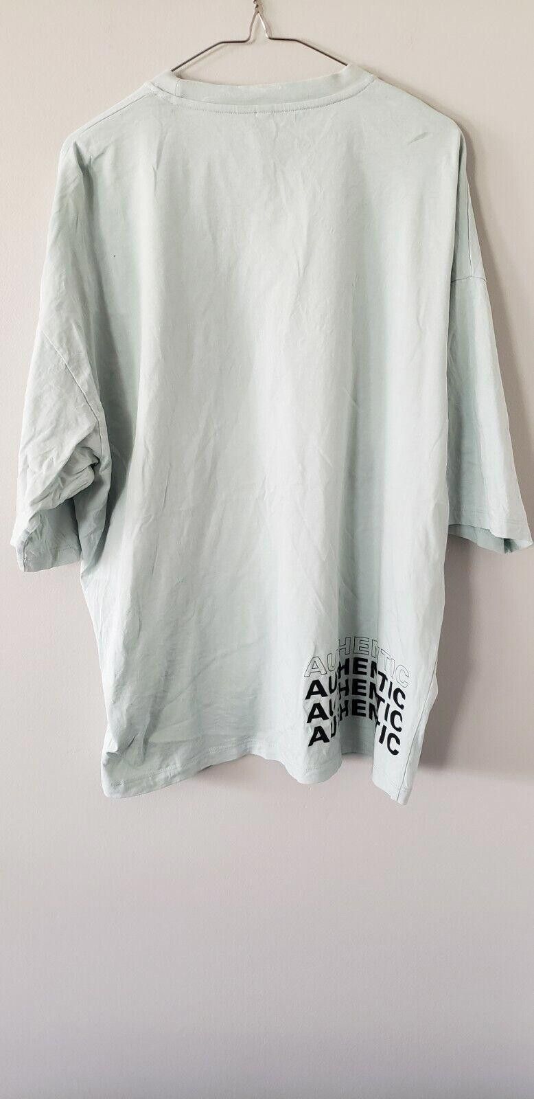 Asos Mens Authentic Twenty Eight Graphic Tshirt Size M Light Blue Size US M / EU 48-50 / 2 - 6 Thumbnail