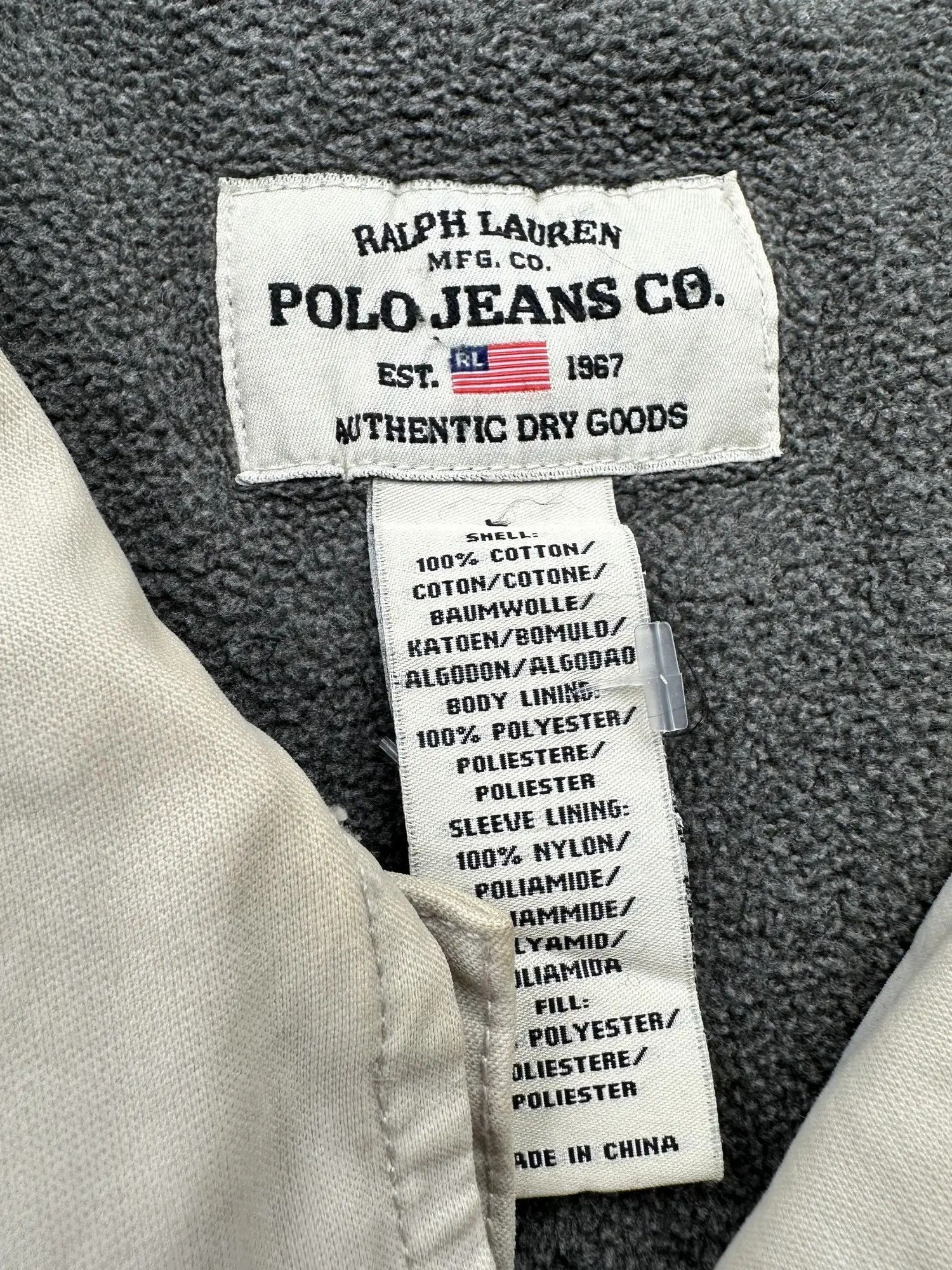 Polo Ralph Lauren Polo Jeans Company Vintage Bomber Jacket (514) Size US L / EU 52-54 / 3 - 5 Thumbnail