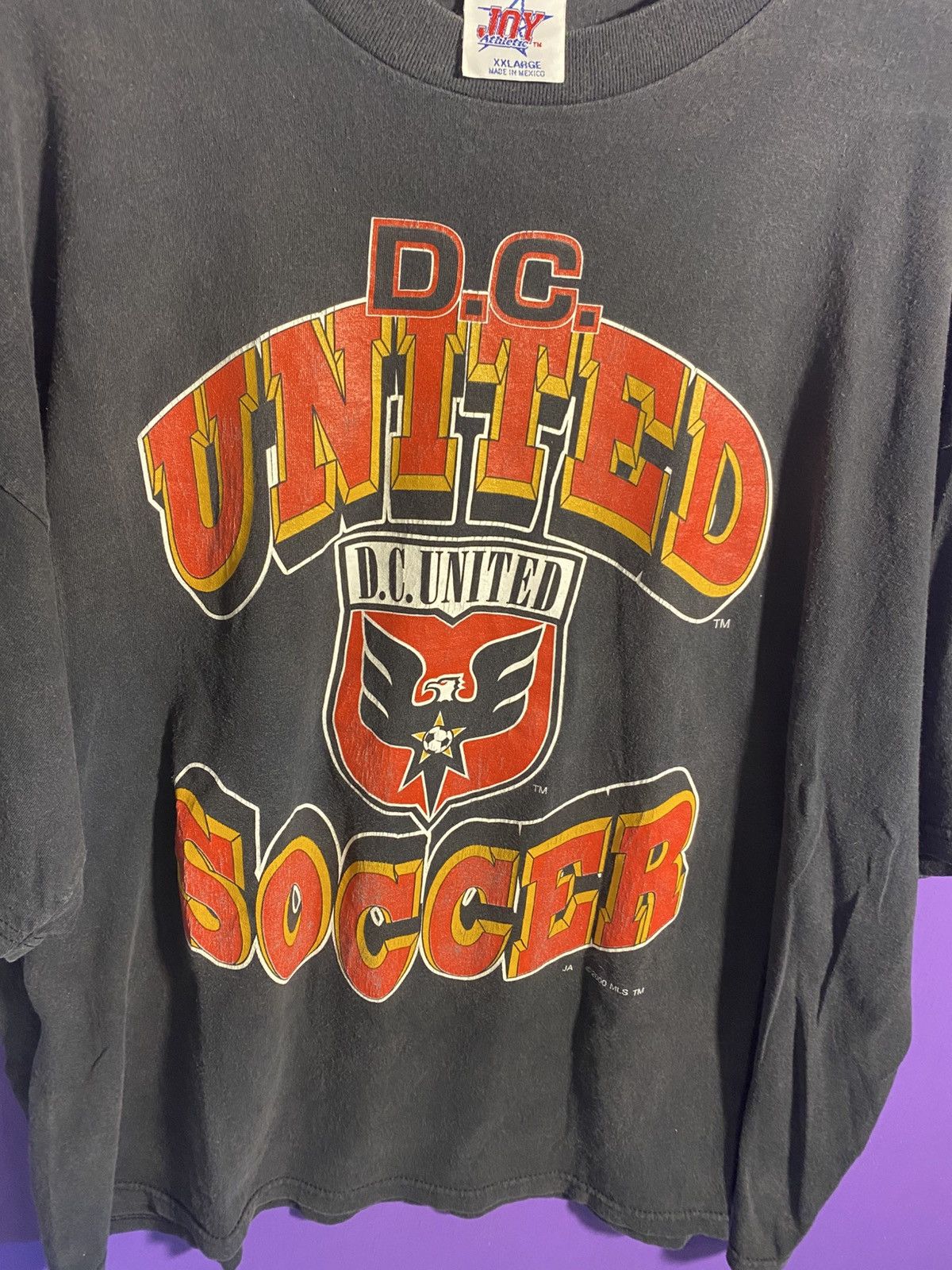 Vintage Vintage 2000 DC United soccer faded t-shirt Size US XXL / EU 58 / 5 - 3 Thumbnail