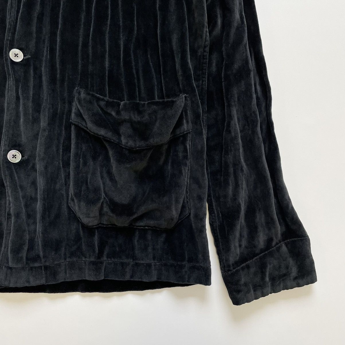 Our Legacy ‘Metal’ Black Velvet Box Jacket Size US M / EU 48-50 / 2 - 7 Thumbnail