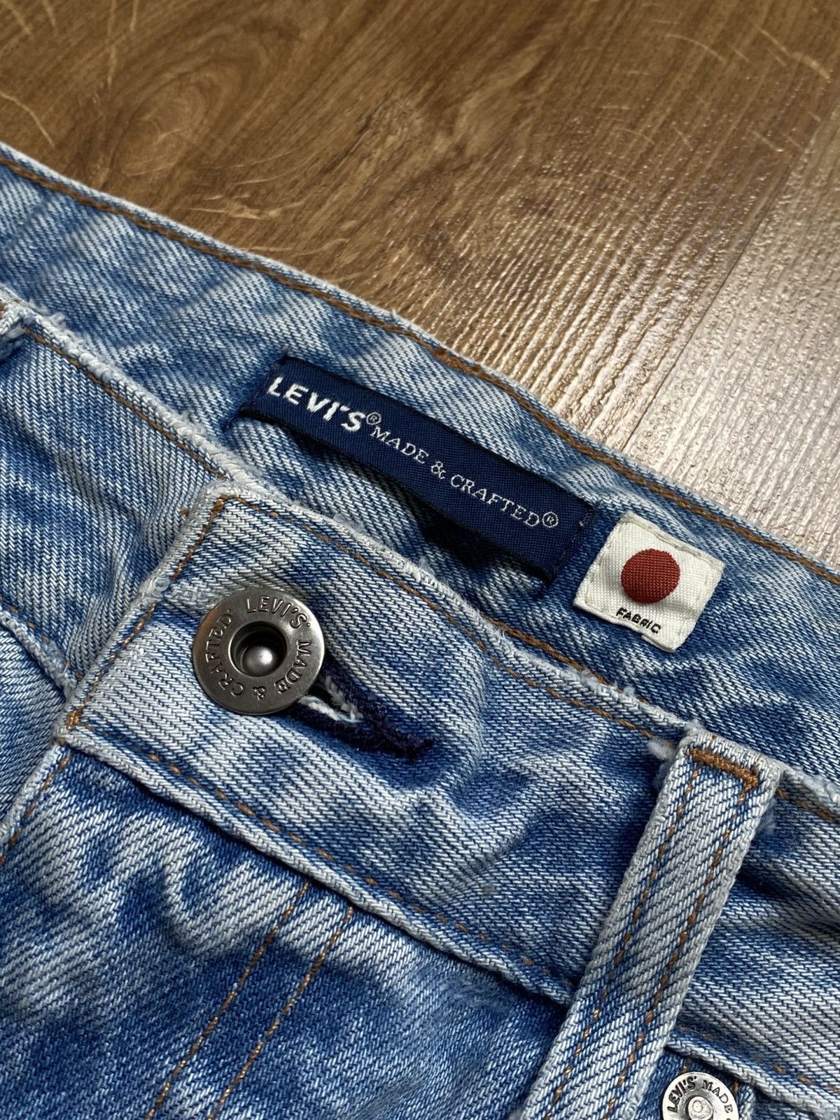 Levi's Made & Crafted Levi’s 501 Japanese Selvage Wid Taper Distressed Jeans W30 Size US 30 / EU 46 - 5 Thumbnail