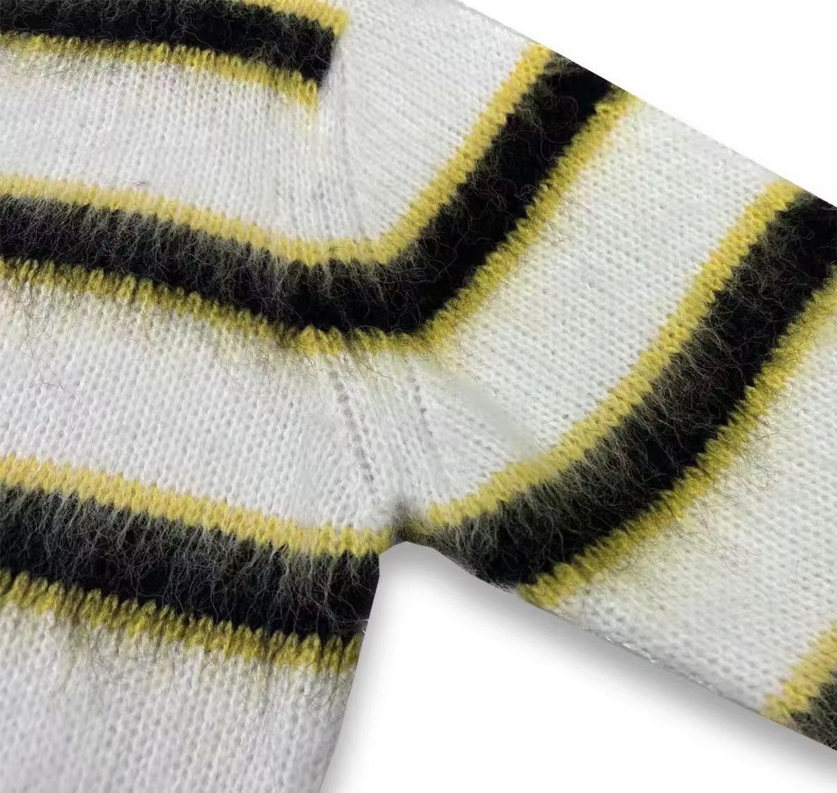 Vintage Streetwear Design Striped Knitted Sweater Pullover Size US M / EU 48-50 / 2 - 5 Thumbnail