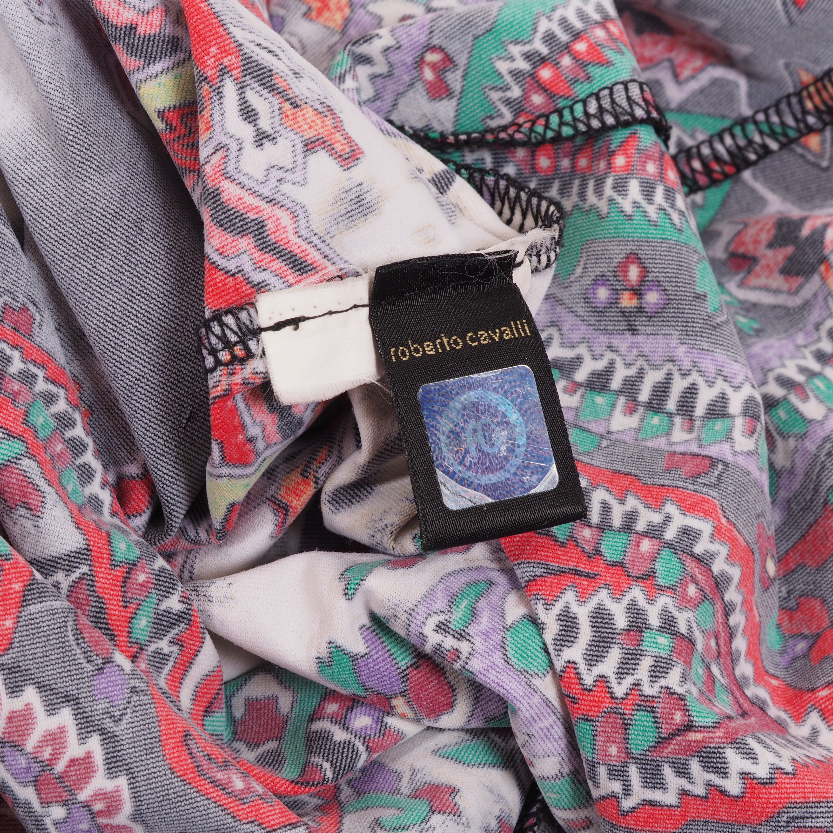 Just Cavalli Just Cavalli Vintage Floral Paisley Ruffle Midi Dress Size M / US 6-8 / IT 42-44 - 8 Thumbnail