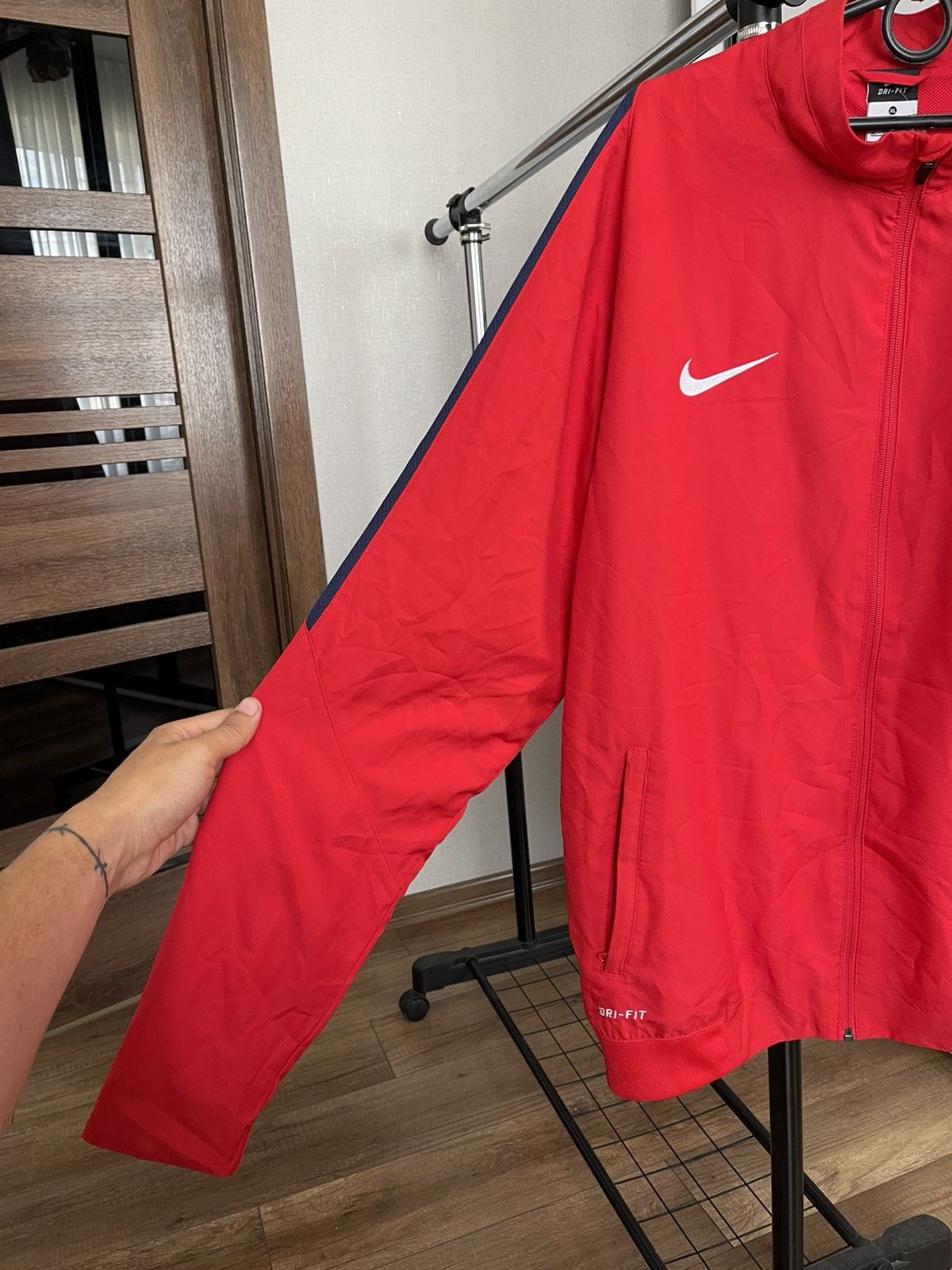 Nike Nike Paris Saint Germain PSG Soccer Track Jacket Size US XL / EU 56 / 4 - 9 Thumbnail