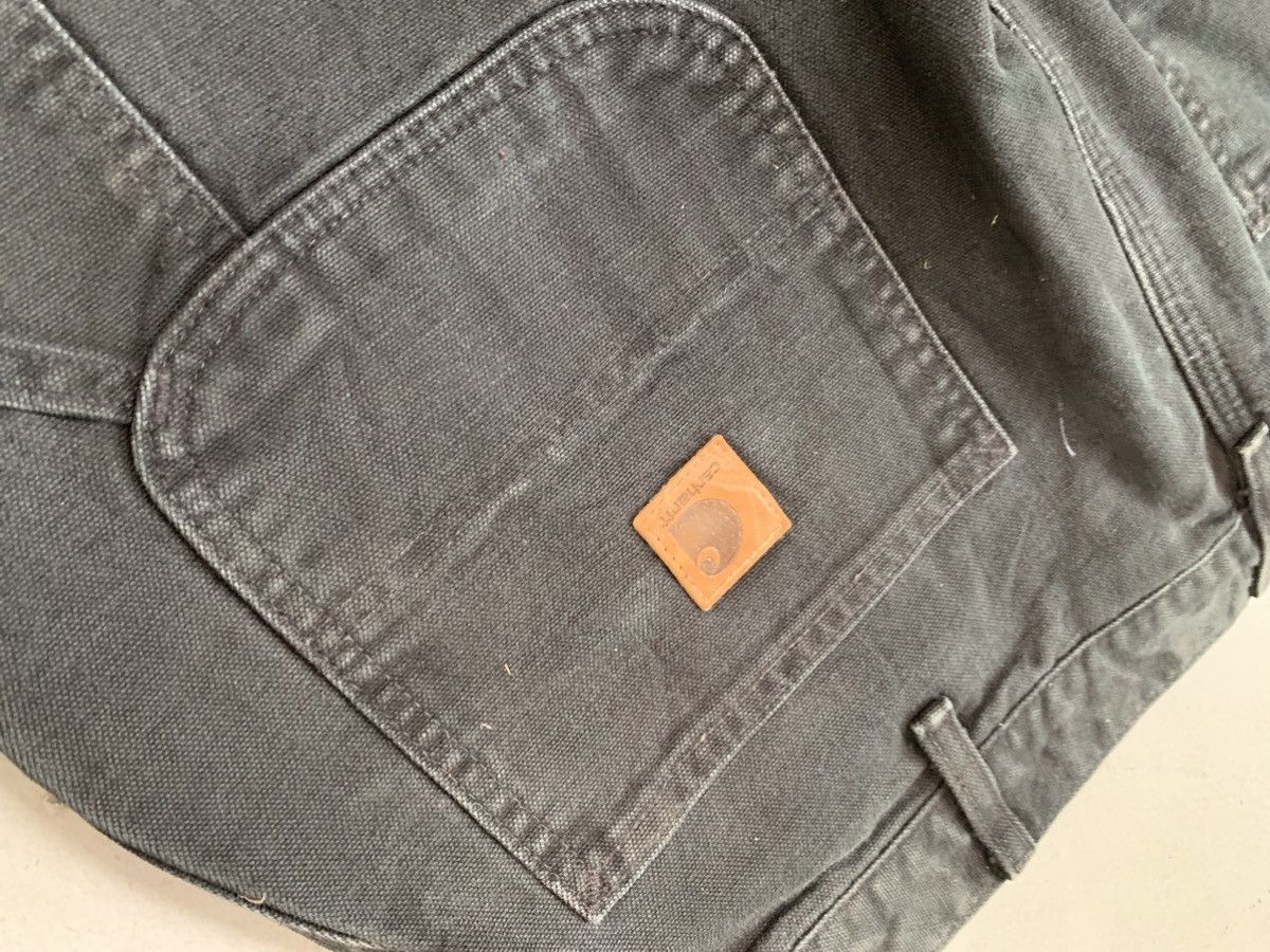 Carhartt Vintage Carhartt B01 BLK double knee workwear denim Size US 34 / EU 50 - 6 Thumbnail