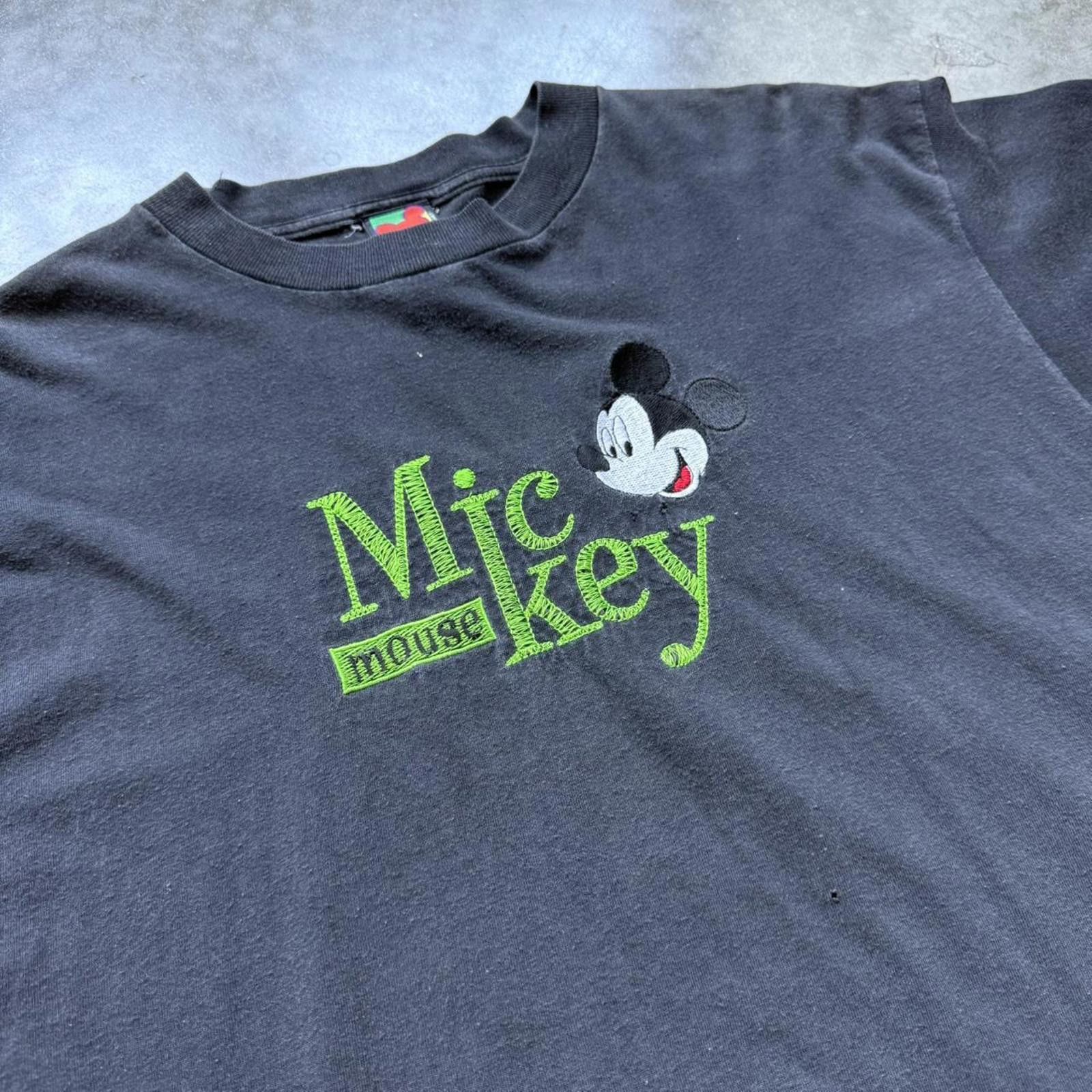 Disney Mickey Mouse Licensed Logo Stitched Graphic T-Shirt Size US XL / EU 56 / 4 - 2 Thumbnail