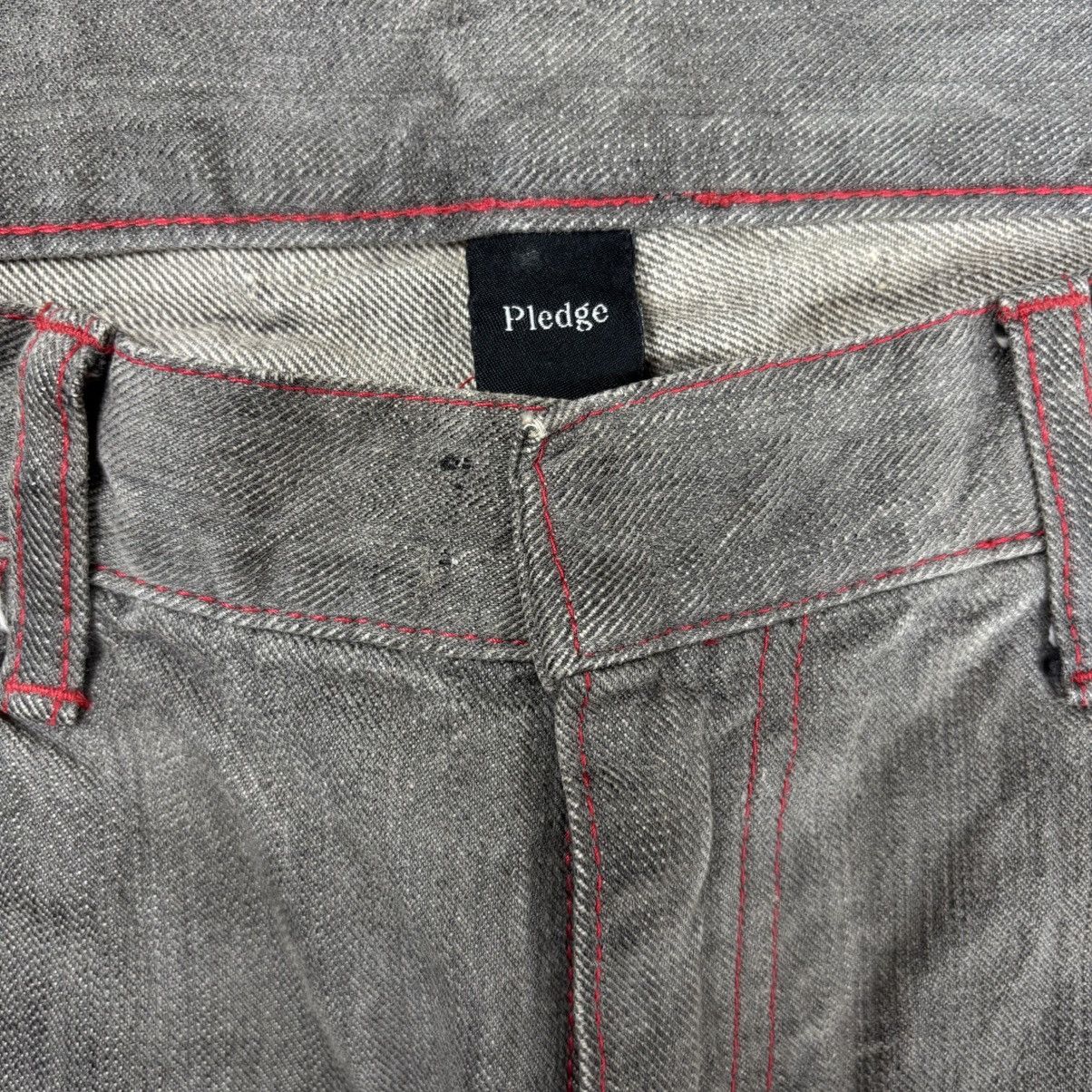 Ekam 2000s Pledge - Hedi Slimane Style Extra Long Pants Size US 29 - 8 Thumbnail