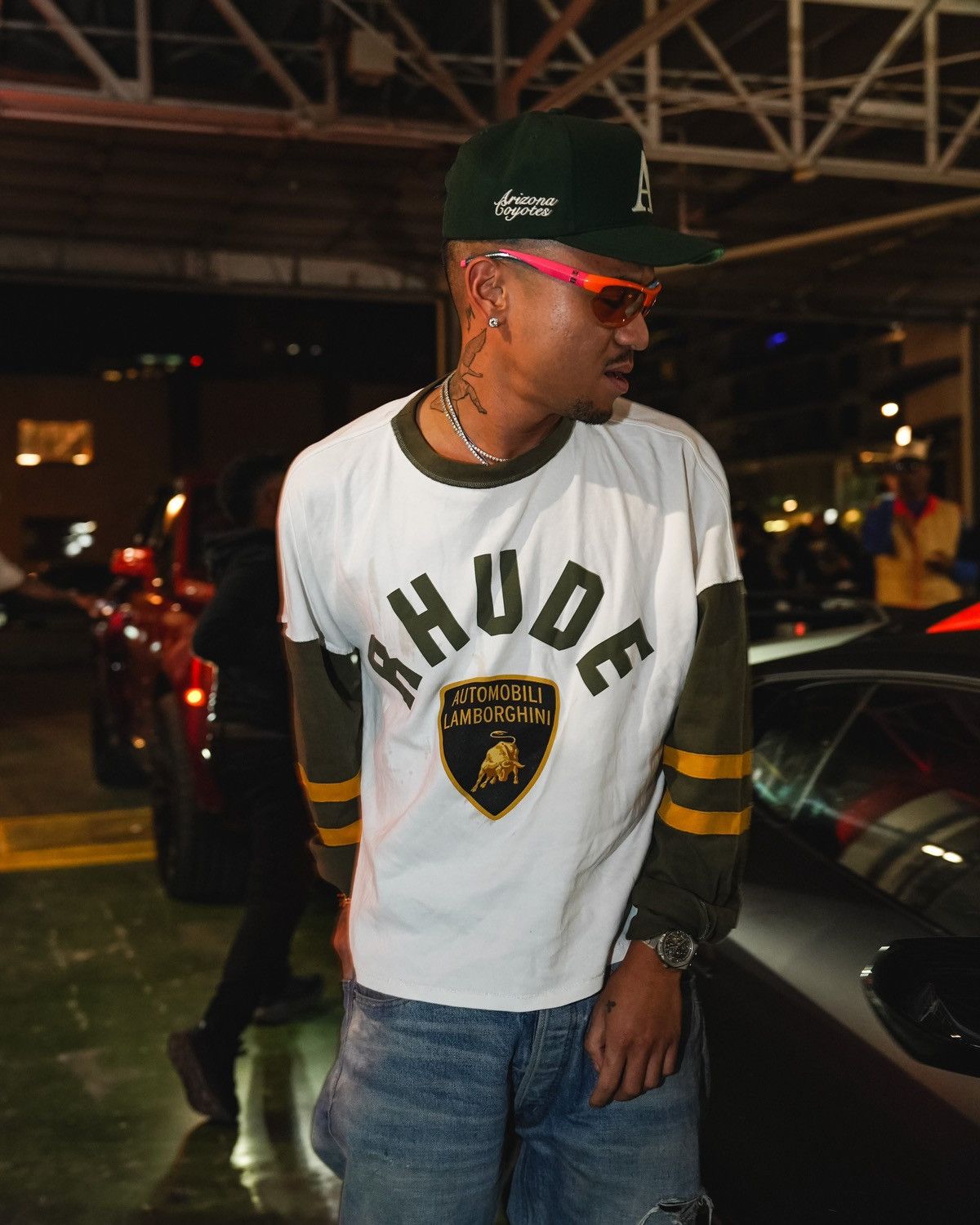 Rhude Rhuigi Villaseñor x Arizona Coyotes hockey green “A” hat Size ONE SIZE - 3 Thumbnail