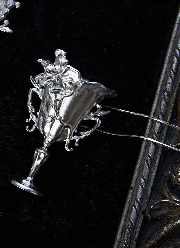 Other Ornate Silver Chalice Pendant Size ONE SIZE - 2 Thumbnail