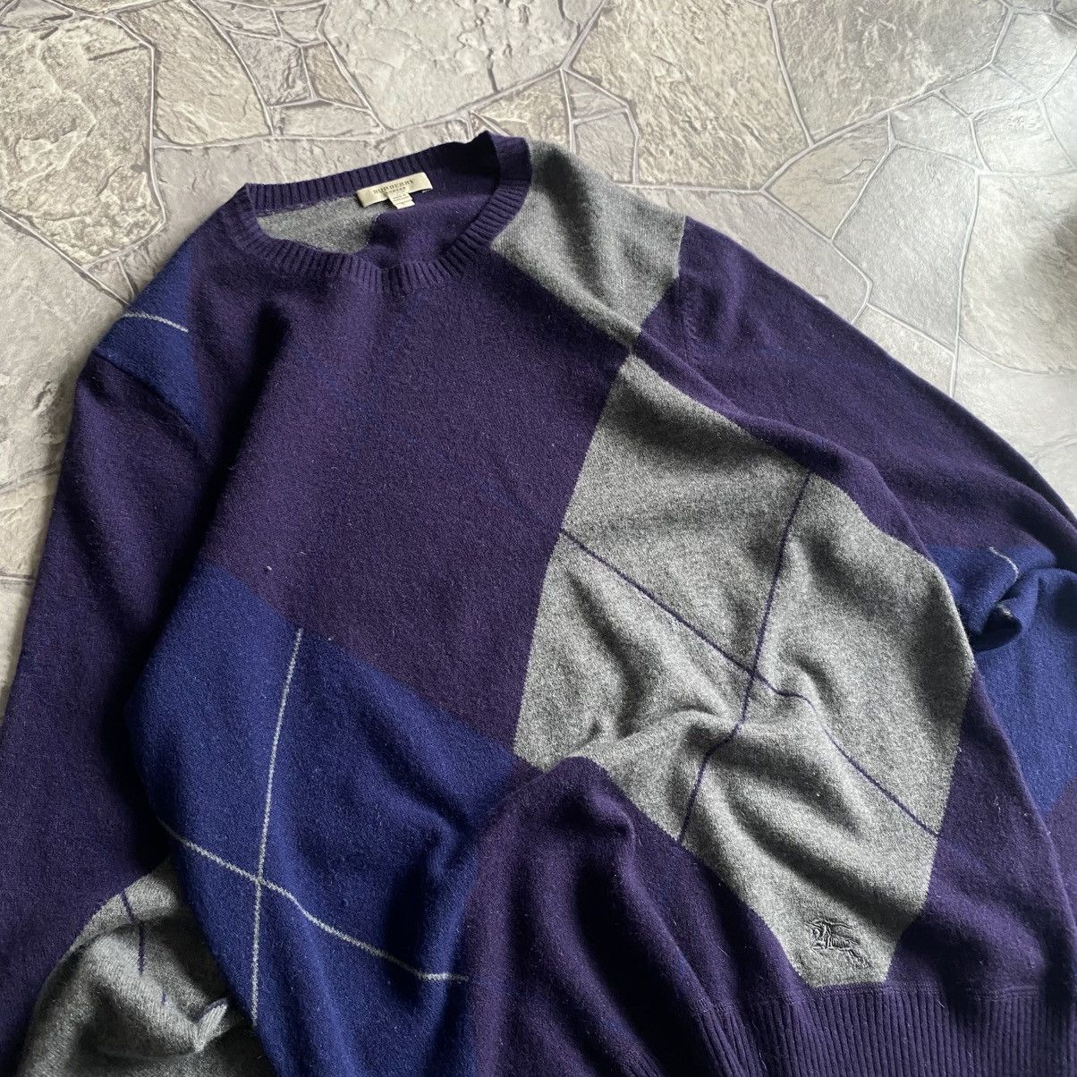 Burberry Burrbery lambswool sweater sweatshirt longsleeve Size US L / EU 52-54 / 3 - 3 Thumbnail