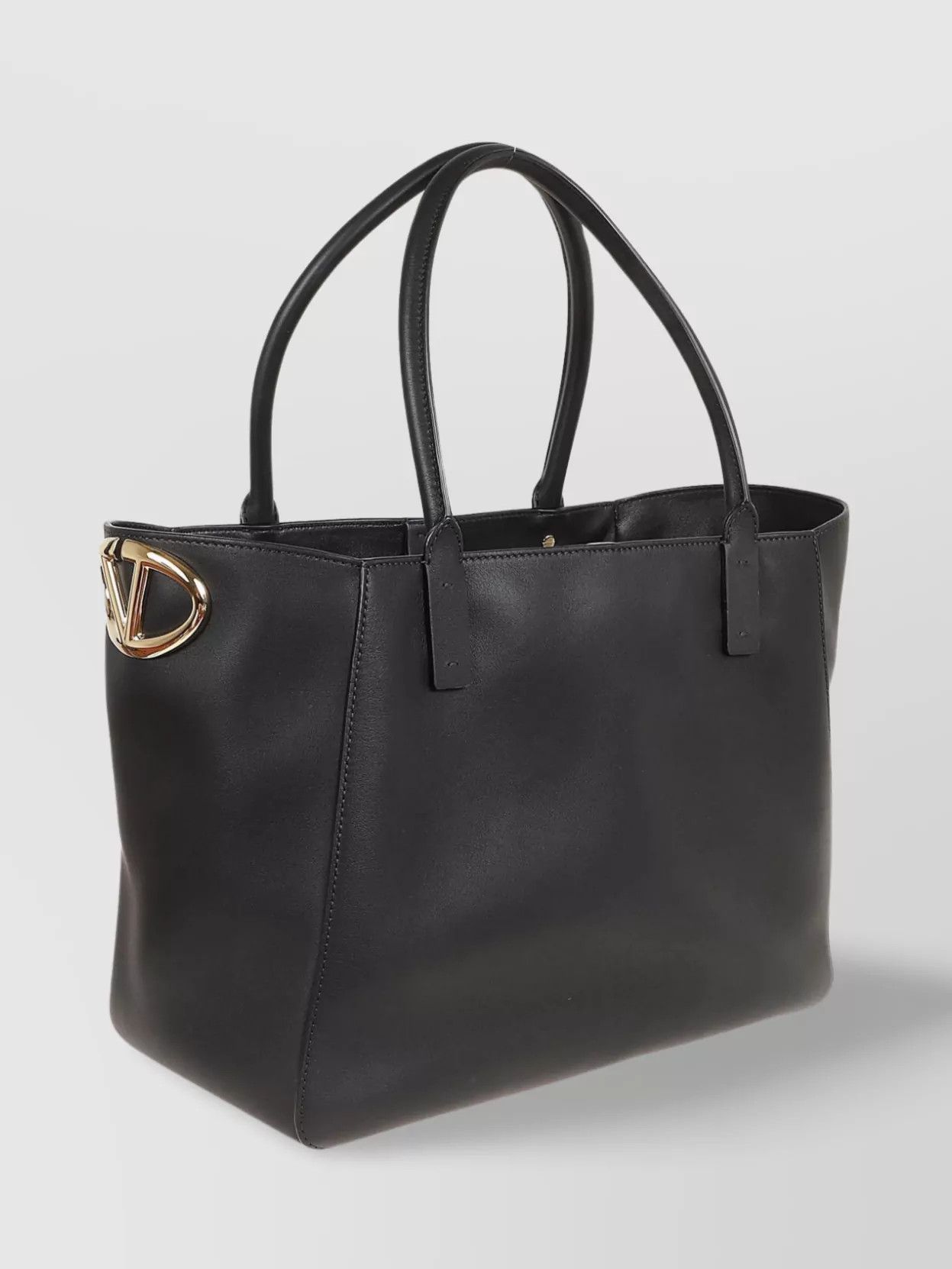 Valentino o1s22i1n0924 Size: OS / Leather Tote Bag in Black Size ONE SIZE - 3 Thumbnail