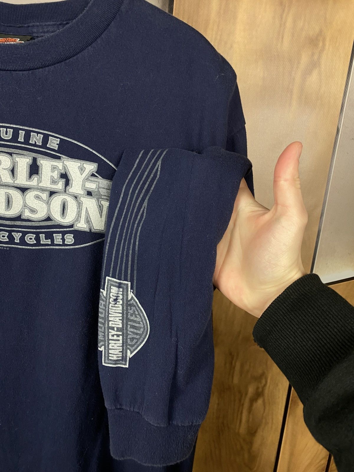 Harley Davidson 🔥Vintage 00s Sweatshirt Long Sleeve Harley Davidson America🔥 Size US L / EU 52-54 / 3 - 12 Thumbnail