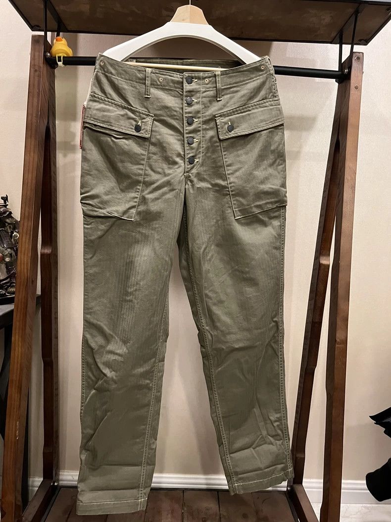 Freewheelers Freewheelers 2017 M44 Vintage Pants Size US 34 / EU 50 - 1 Thumbnail