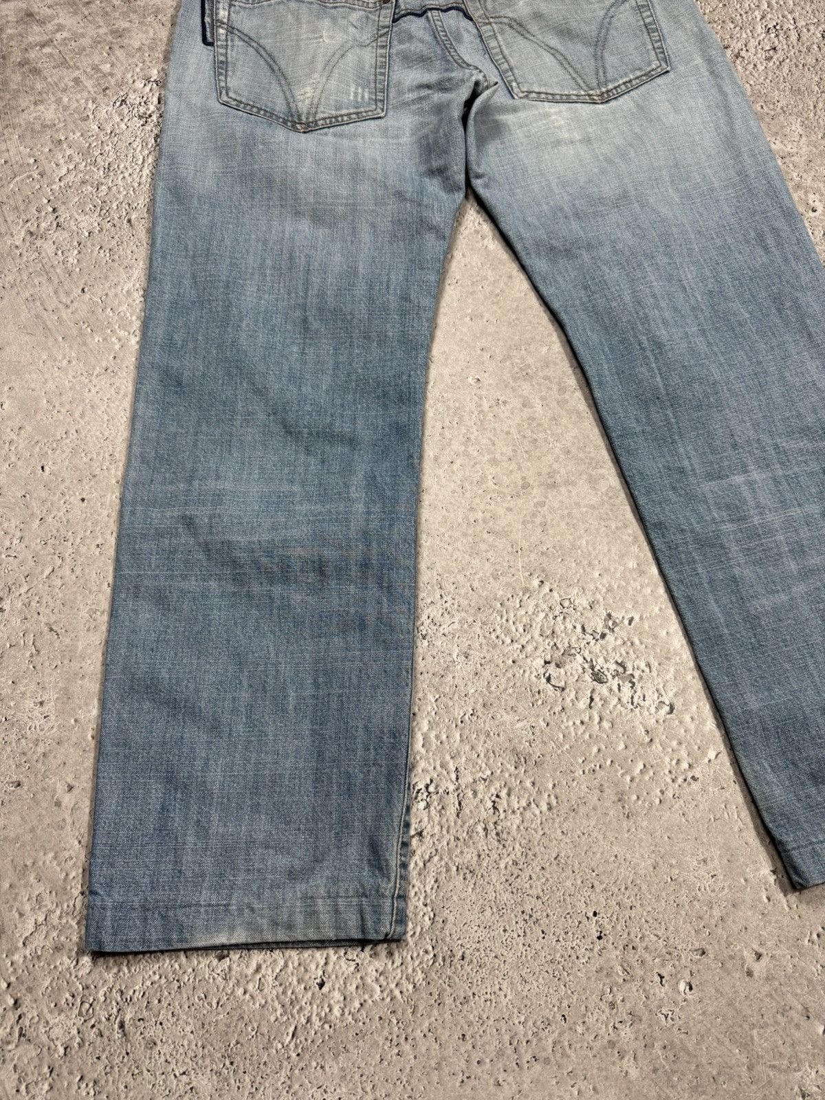 Dolce & Gabbana Dolce Gabbana D&G Big Logo Distressed Denim Jeans Y2K Pants Size US 33 - 3 Thumbnail