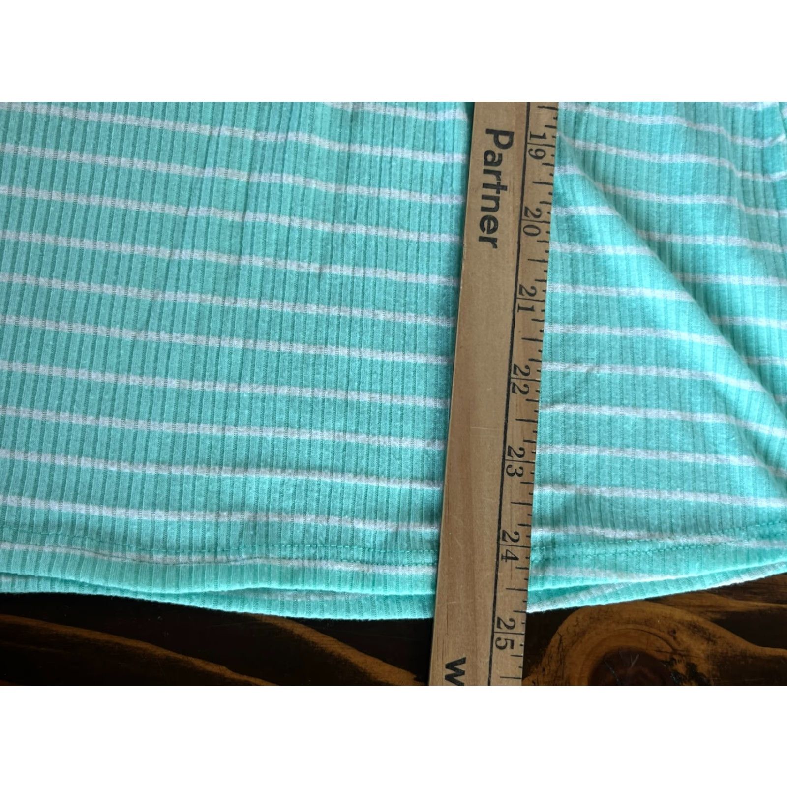 Vintage P.S. KATE Tank Top Women L Green White Striped Sleeveless Shirts Casual Vintage No Size L / US 10 / IT 46 - 5 Thumbnail