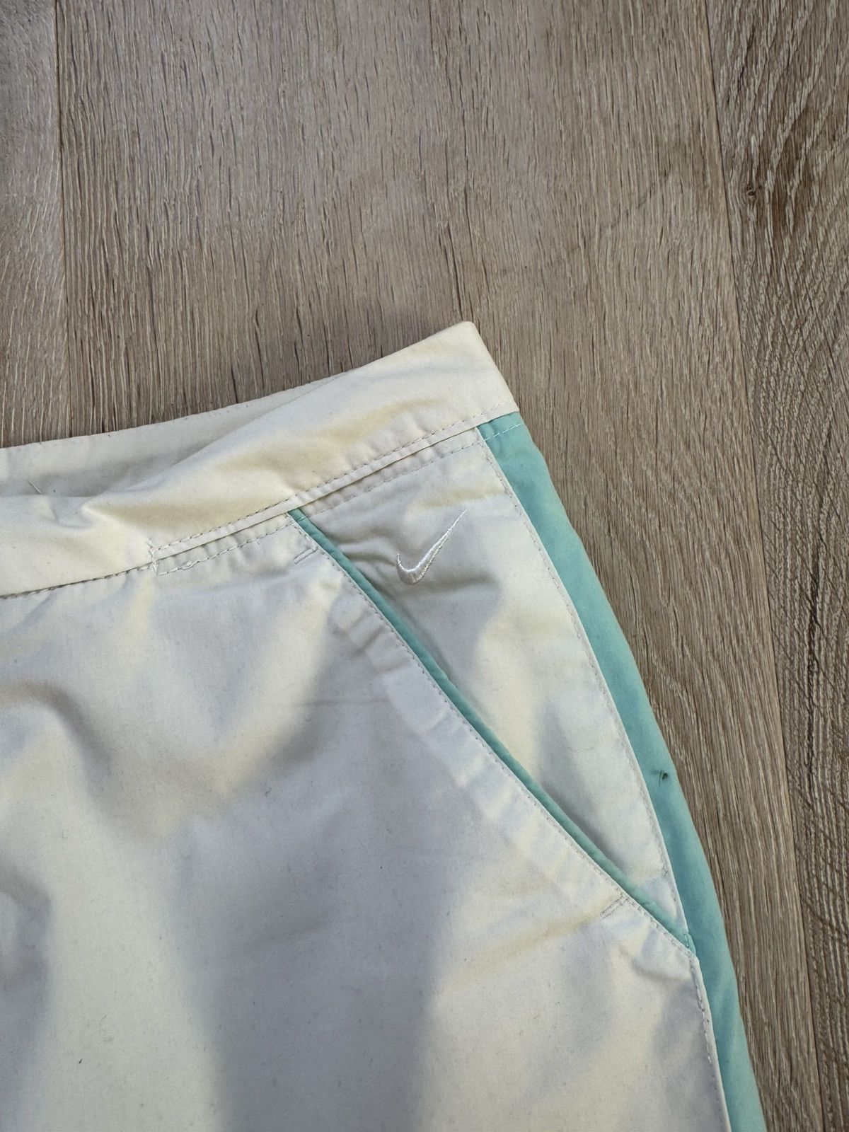 Nike × Vintage Vintage 00s Nike Trackpants Solo Swoosh Y2K👖 Size 27" / US 4 / IT 40 - 4 Thumbnail