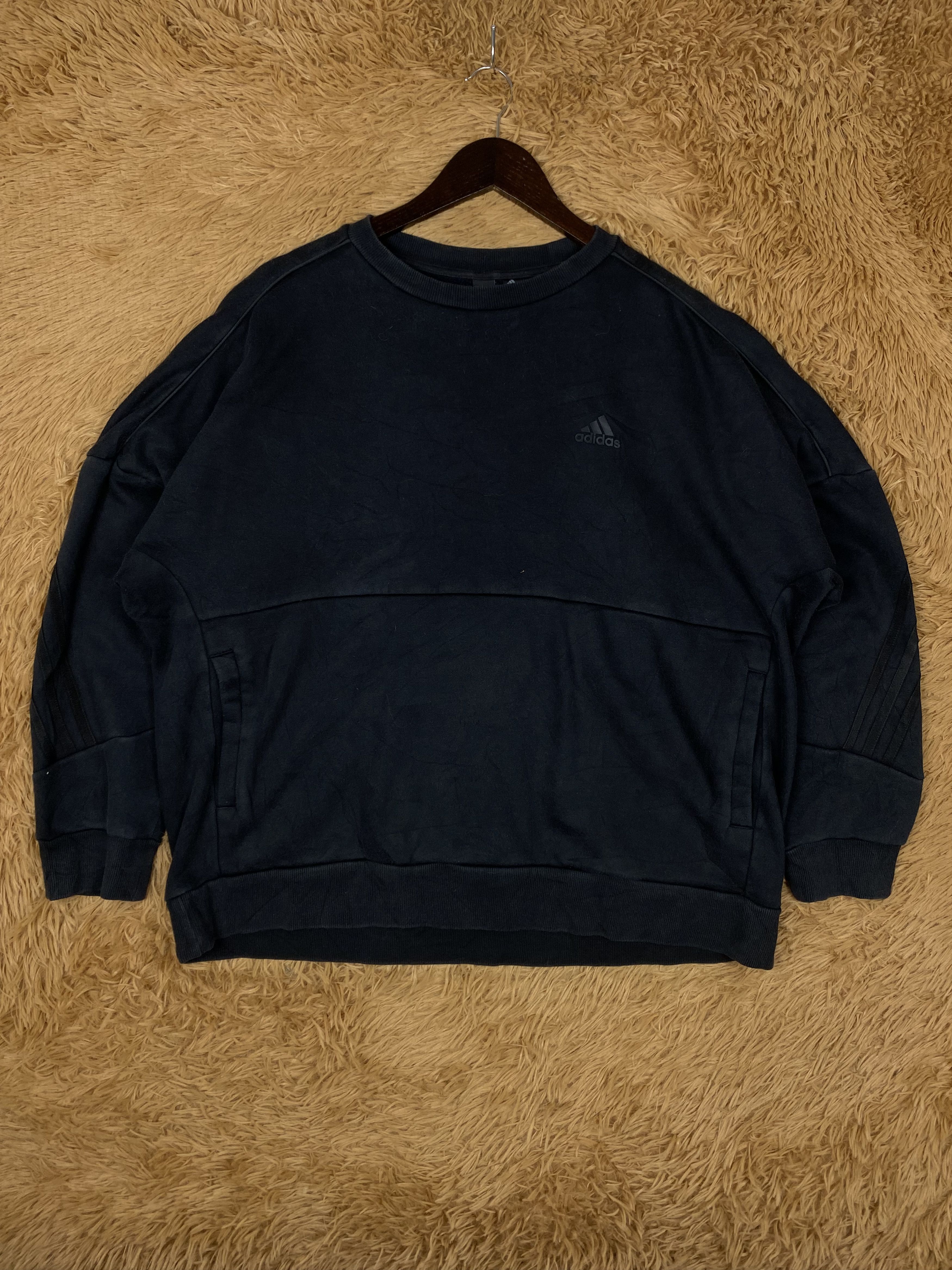 Adidas Vintage Adidas Three Stripe Trefoil Sweatshirts PS0313 Size US M / EU 48-50 / 2 - 1 Thumbnail