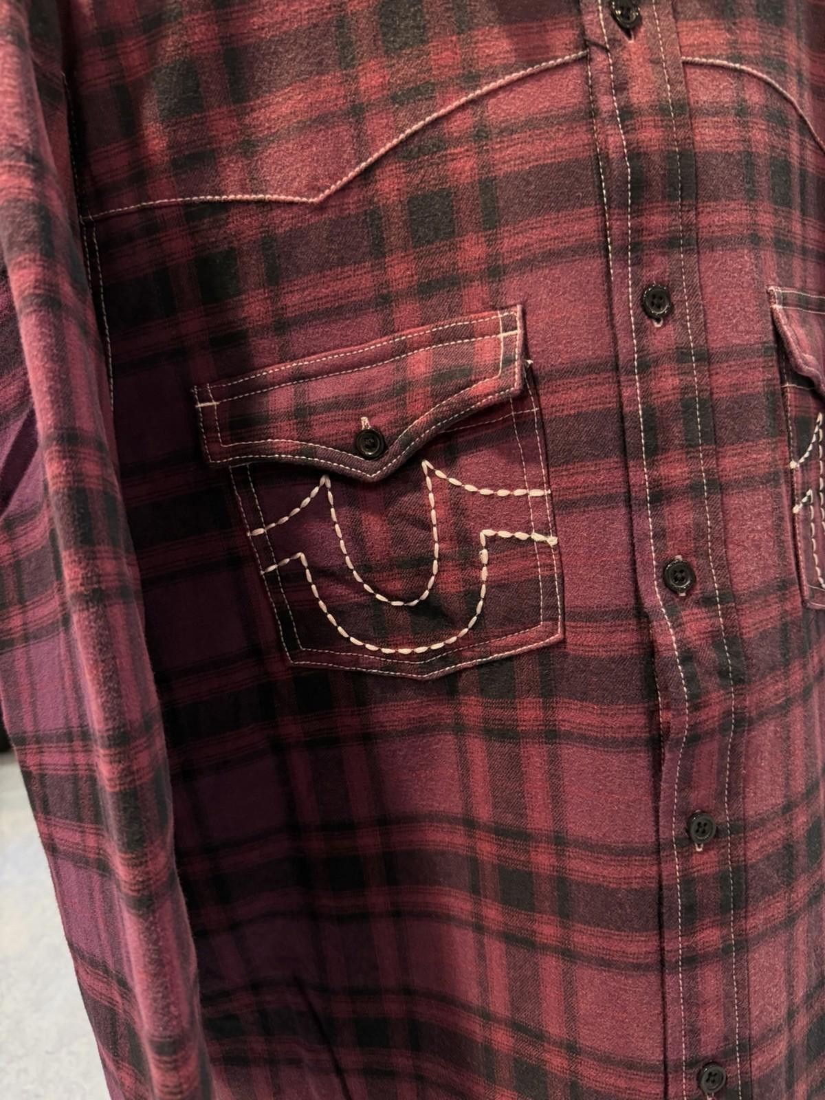 Supreme Supreme x True Religion Quilted Plaid Flannel 'Purple' XL Size US XL / EU 56 / 4 - 3 Thumbnail