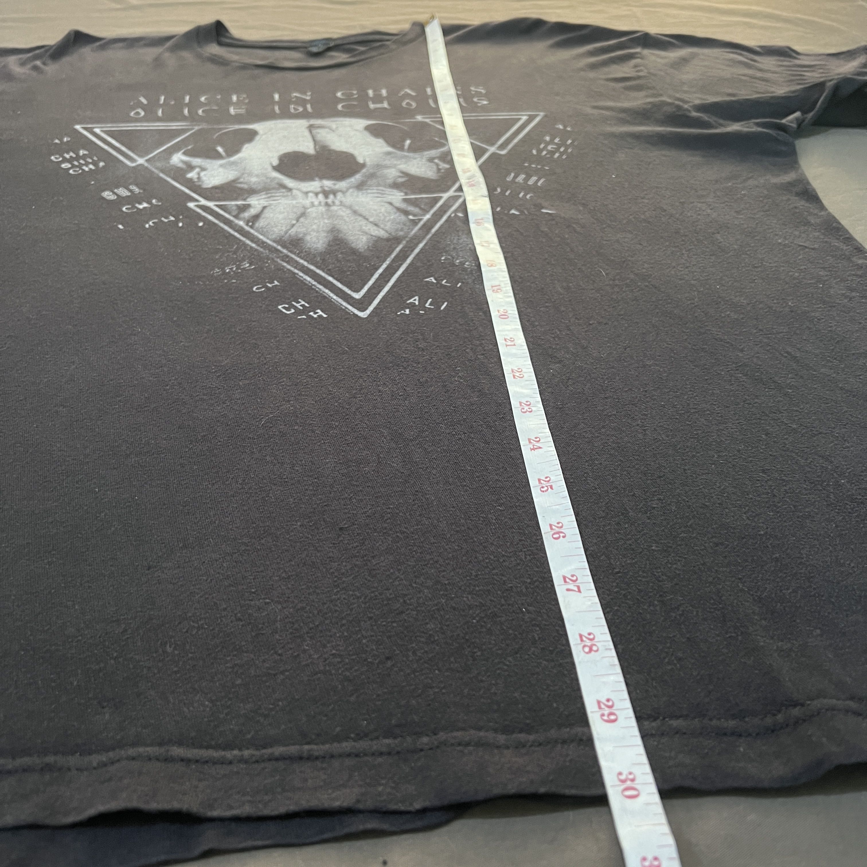 Band Tees × Tultex Y2K Alice In Chains Promo Tee Faded Grunge Size US XXL / EU 58 / 5 - 11 Thumbnail