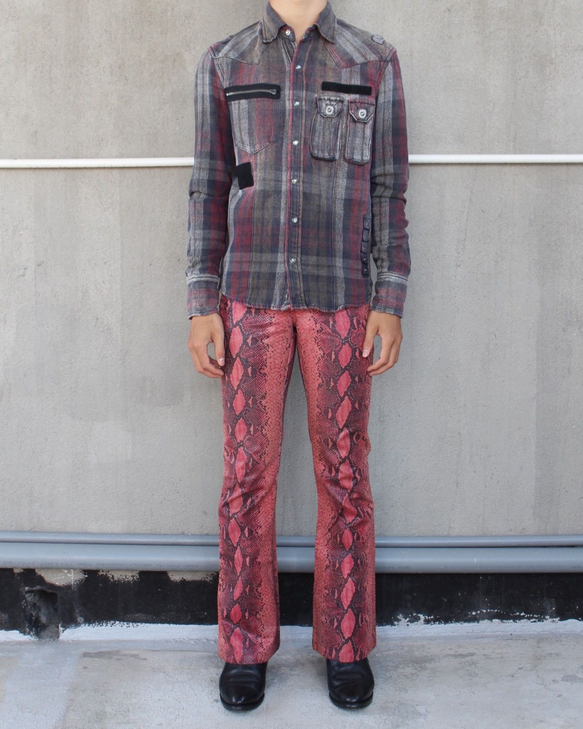 Hysteric Glamour SS2010 PPFM UTILITY TARTAN SHIRT Size US S / EU 44-46 / 1 - 5 Thumbnail