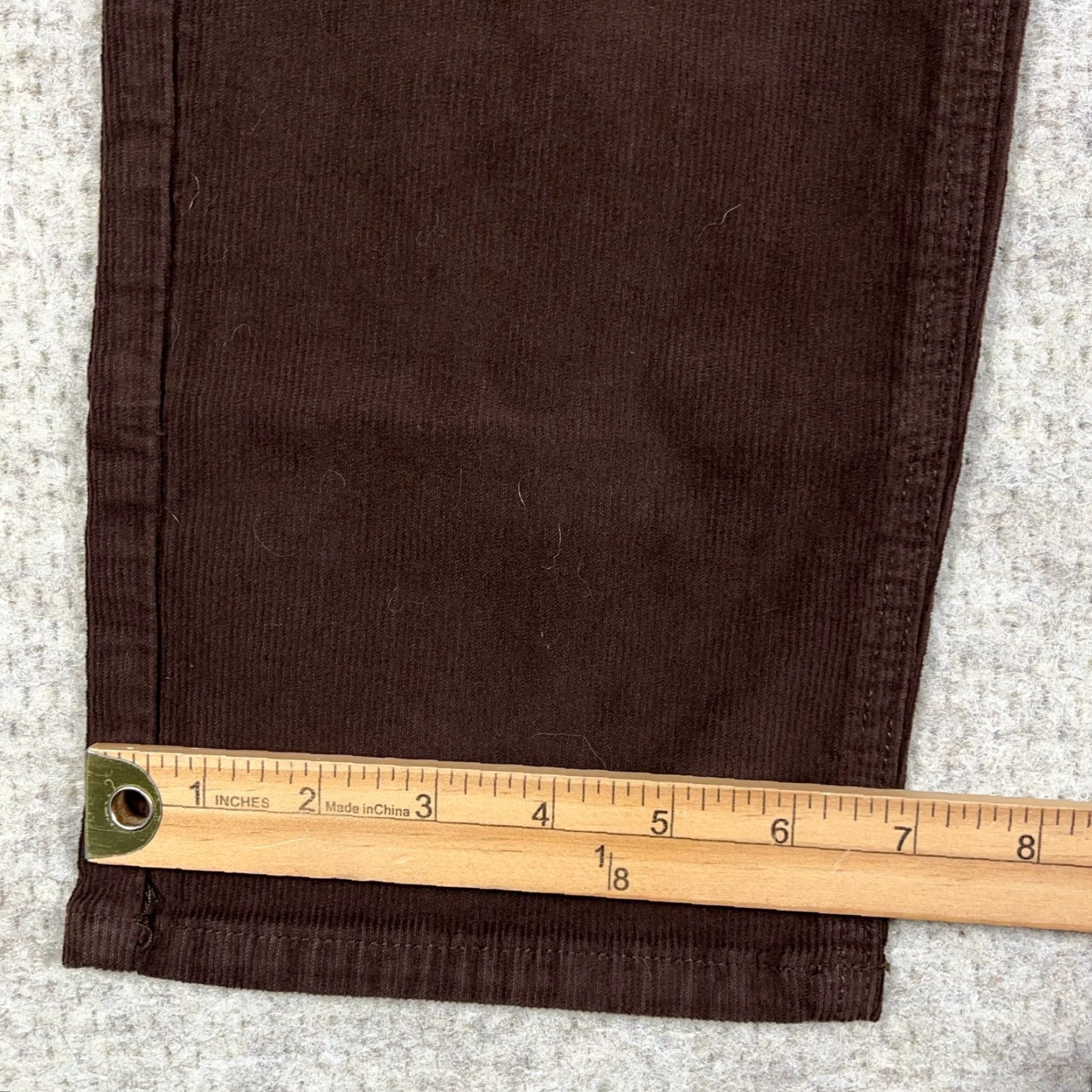 Marine Layer Marine Layer Pants Men 34x32 Slim Fit Straight Leg Corduroy Chino Brown Size US 34 / EU 50 - 7 Thumbnail