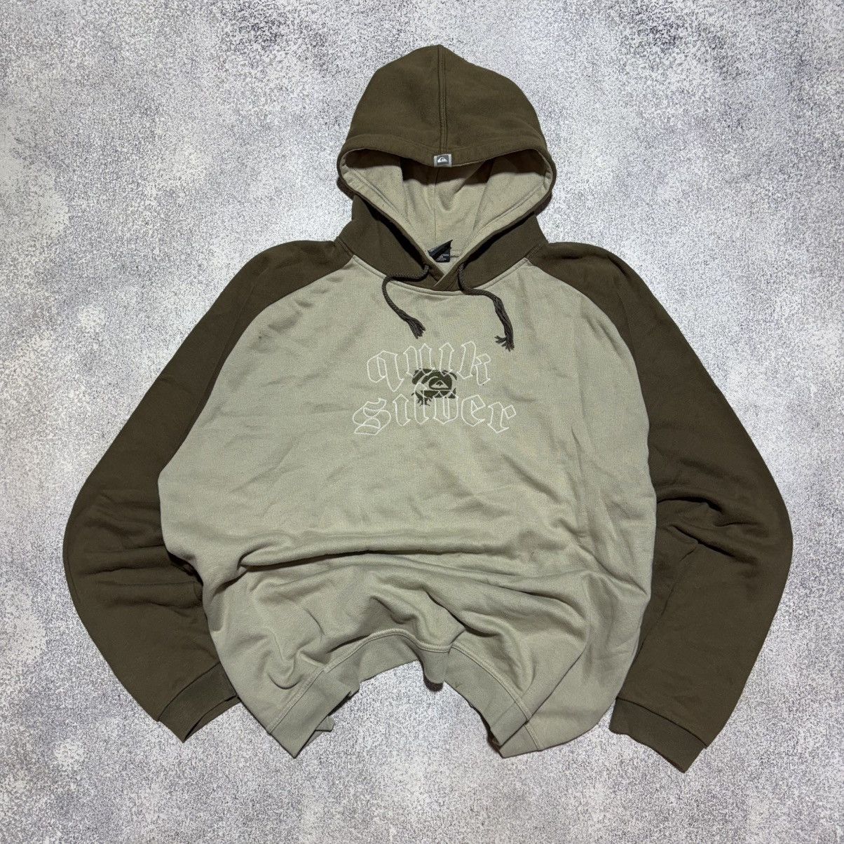 Quiksilver × Vintage Quiksilver Vintage Hoodie Surf Y2K Big logo Retro Sweatshirt Size US XL / EU 56 / 4 - 1 Thumbnail