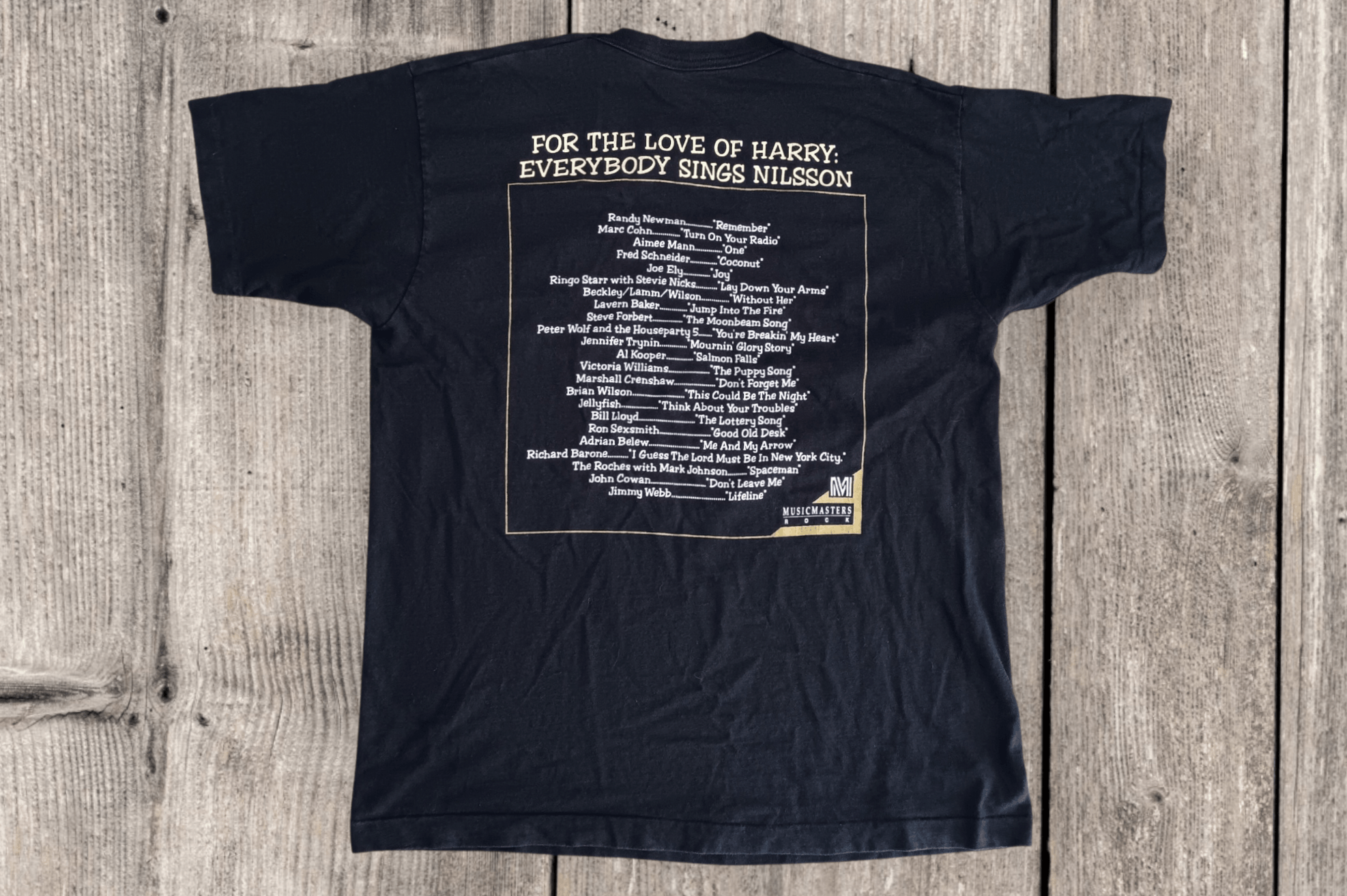 Fruit Of The Loom Harry Nilsson | Vintage Shirt Size US XL / EU 56 / 4 - 2 Thumbnail