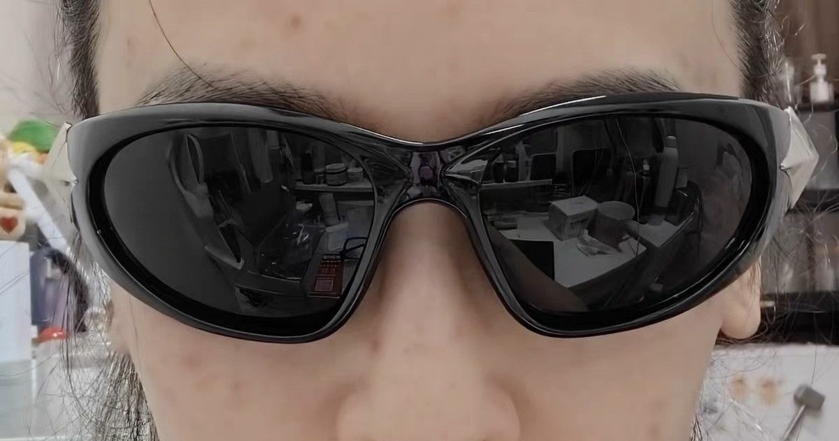 Electric Visual × Vintage Retro punk rock rave electro pop sunglasses Size ONE SIZE - 4 Thumbnail