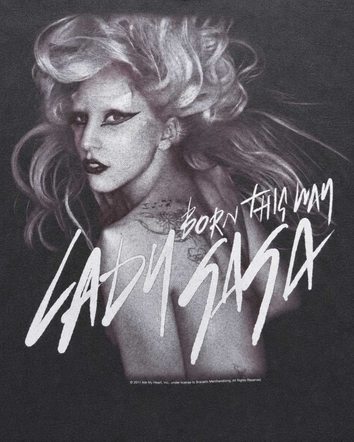 Band Tees Lady gaga tour - trashed distressed faded Size US S / EU 44-46 / 1 - 3 Thumbnail