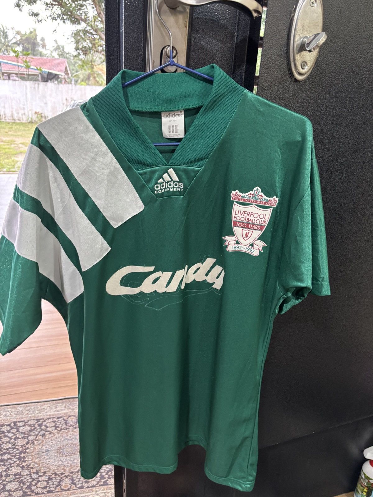 Adidas × Vintage Vintage Adidas Liverpool Jersey Carlsberg REPLACED TO CANDY Size US M / EU 48-50 / 2 - 1 Thumbnail
