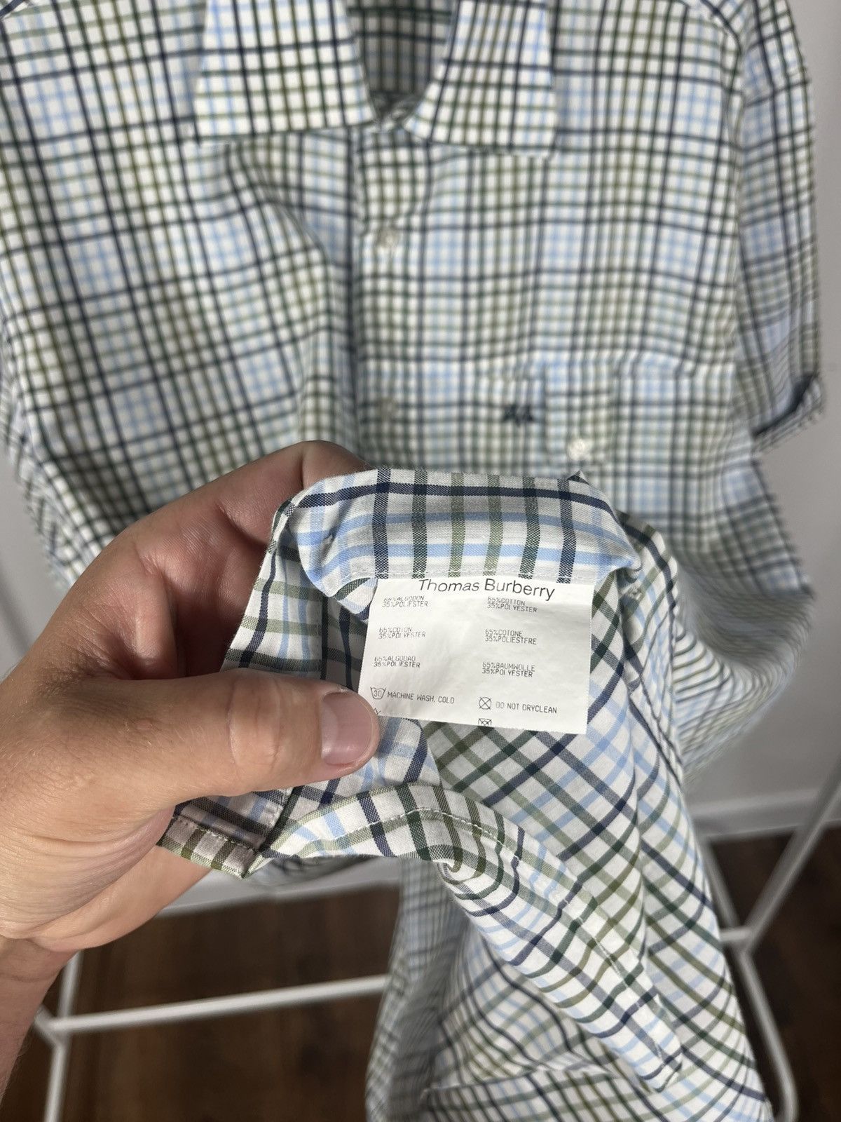 Other Thomas Burberry Checkered Short Sleeve Shirt Size XL Size US XL / EU 56 / 4 - 7 Thumbnail