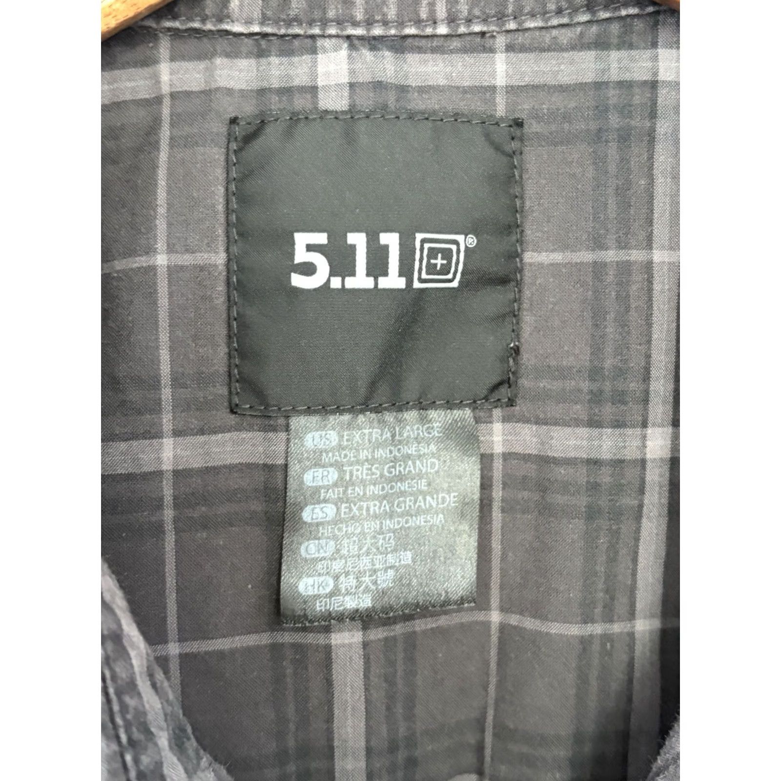 Vintage REI Co-op Mens Gray Plaid Flannel Shirt Button Up Long Sleeve sz XL Size US XL / EU 56 / 4 - 5 Thumbnail