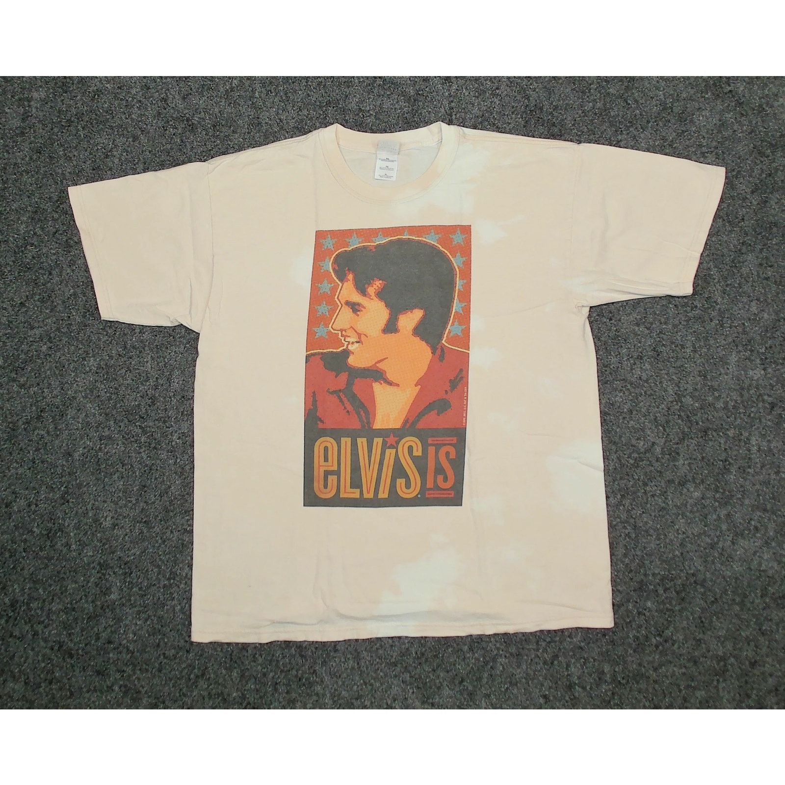 Gildan Y2K Elvis Custom Bleach Tie Dye Boxy Tee XXL Size US XXL / EU 58 / 5 - 3 Thumbnail
