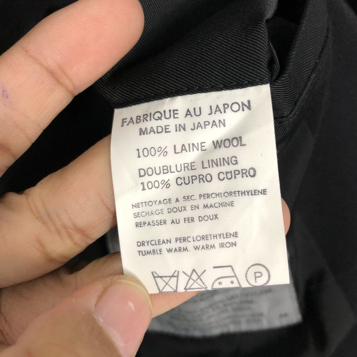Yohji Yamamoto 🔥RICH BLACK VINTAGE 80’s YOHJI YAMAMOTO POUR HOMME BUCKLE M Size US M / EU 48-50 / 2 - 18 Thumbnail