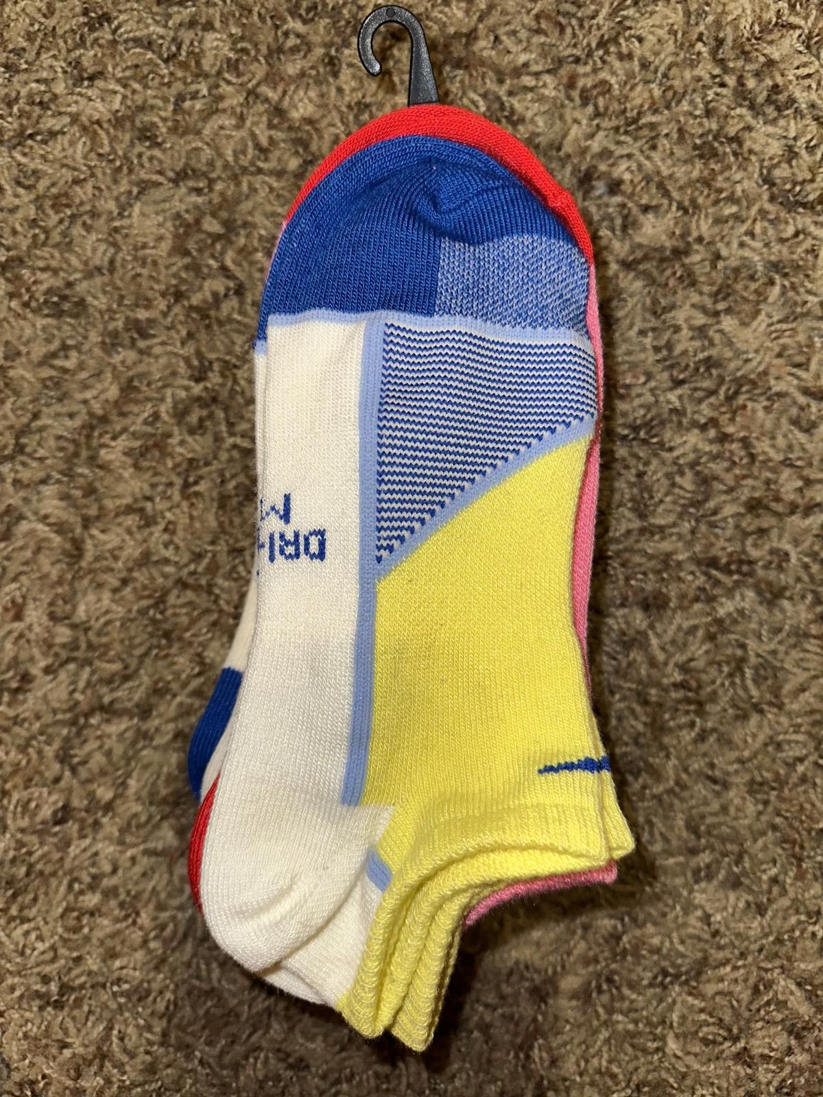 Nike Nike Women’s Multicolors 6-Pack Everyday Cushion Socks Size ONE SIZE - 3 Thumbnail