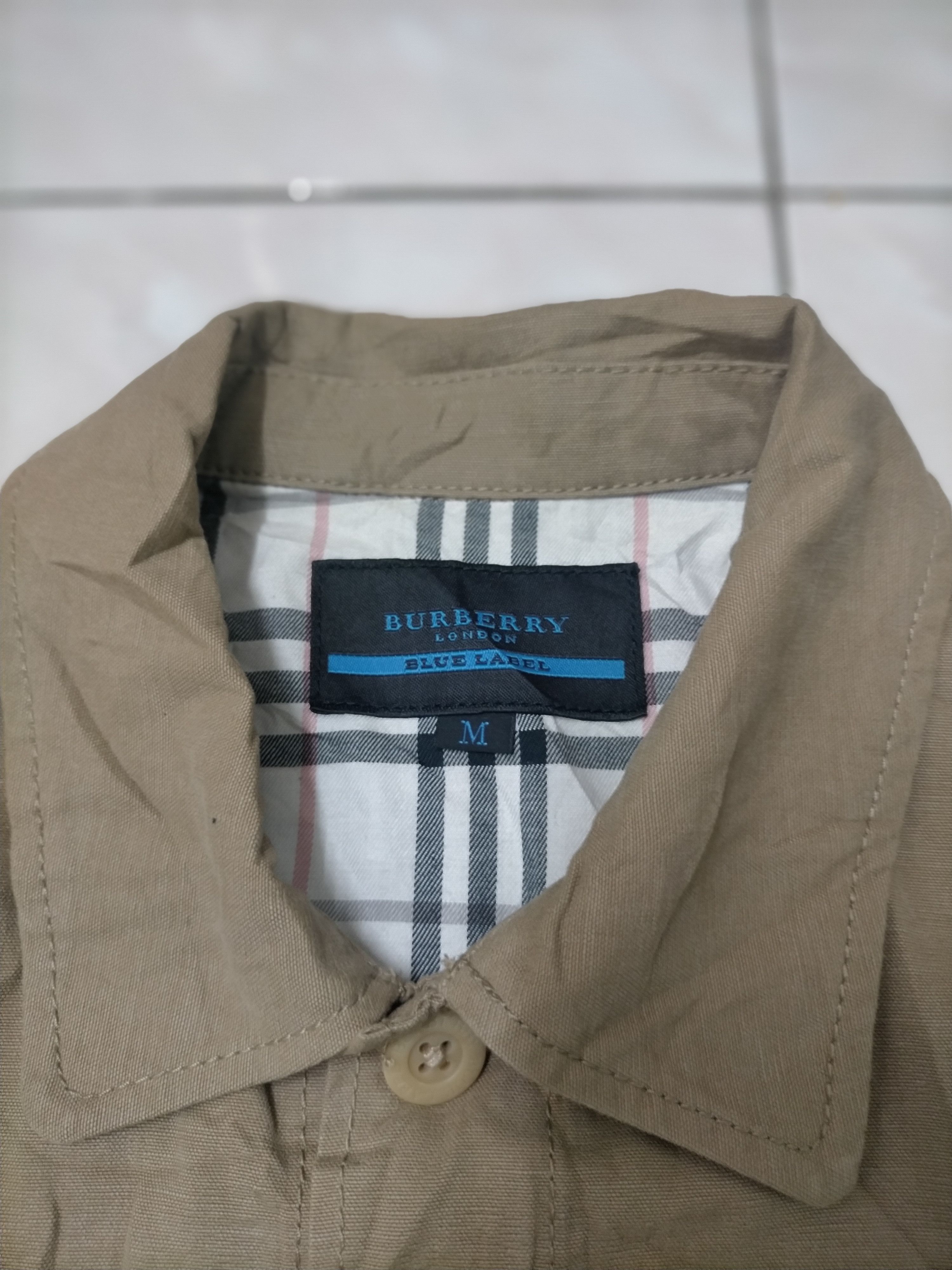 Burberry Burberry Blue Label Work Khaki Shirt Size US M / EU 48-50 / 2 - 7 Thumbnail