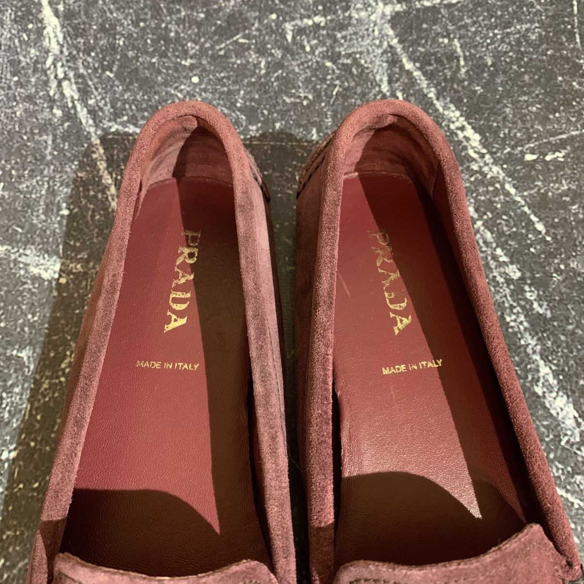 Prada Prada Women’s Suede Moccasin Flats Size 38 Size US 8 / IT 38 - 12 Thumbnail