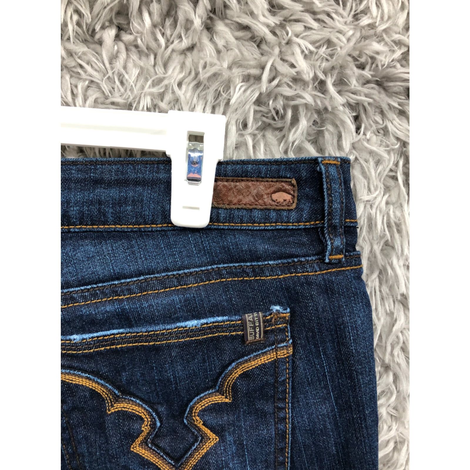 Buffalo David Bitton VINTAGE Buffalo David Bitton Jeans Size 30 Womens Mid Rise Dark Wash Blue Denim Felow Shirt? Size 30" / US 8 / IT 44 - 6 Thumbnail