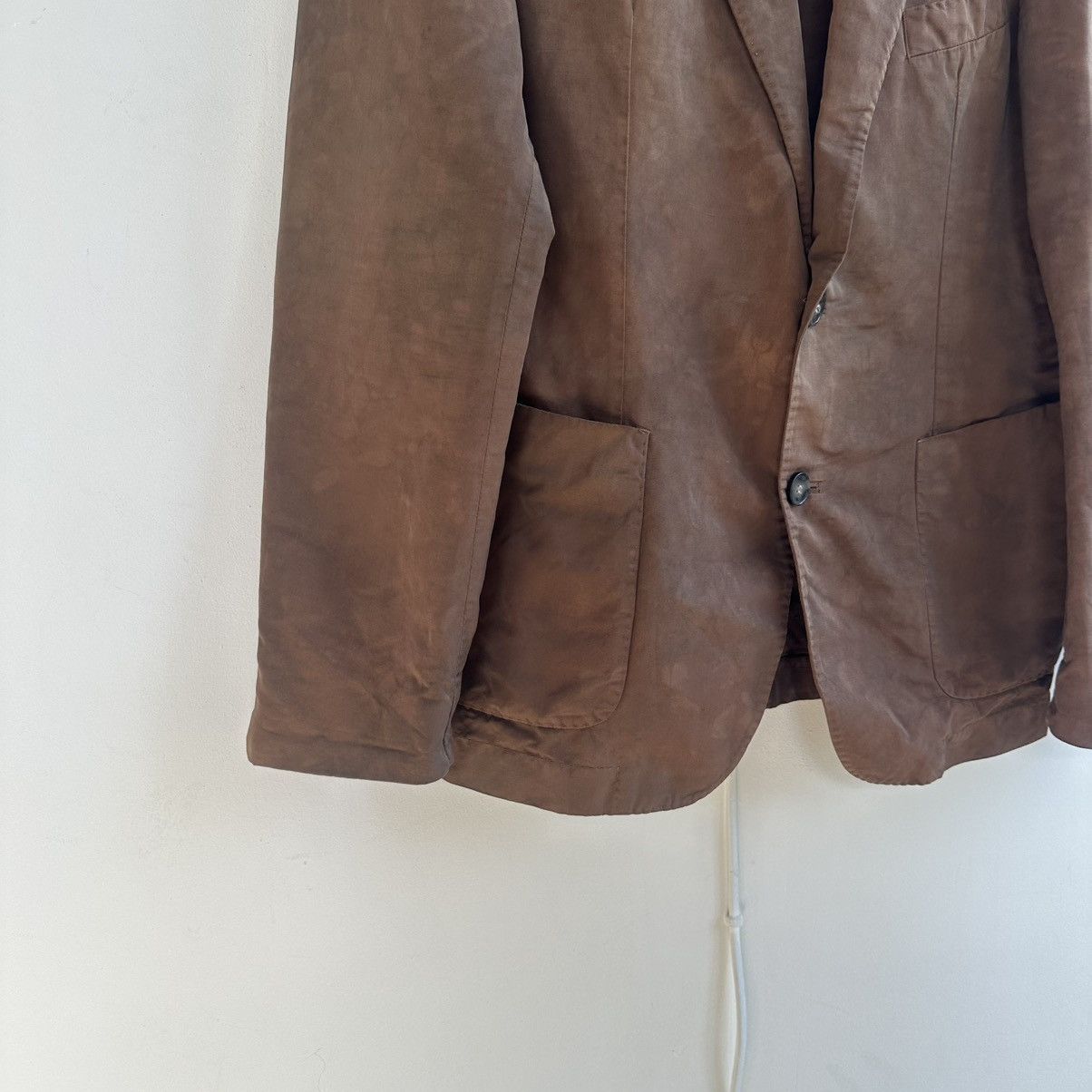 Officine Generale Officine Generale Armie 50 Khaki Linen Blend Blazer Jacket Size US M / EU 48-50 / 2 - 3 Thumbnail