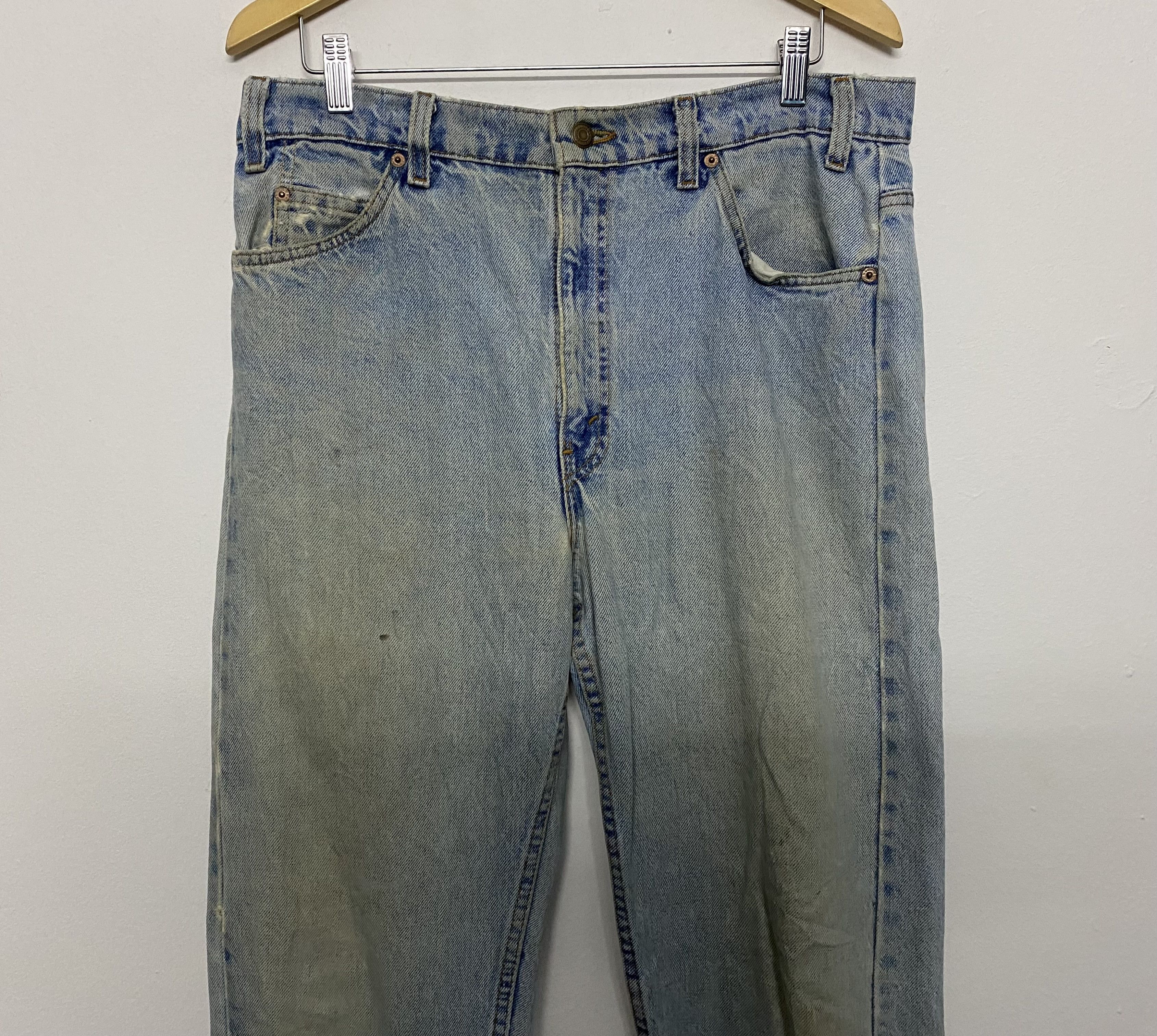 Levi's Vintage Clothing Vintage 1995 Levis 505 Denim Regular Fit Made in USA W36 L32 Size US 36 / EU 52 - 3 Thumbnail