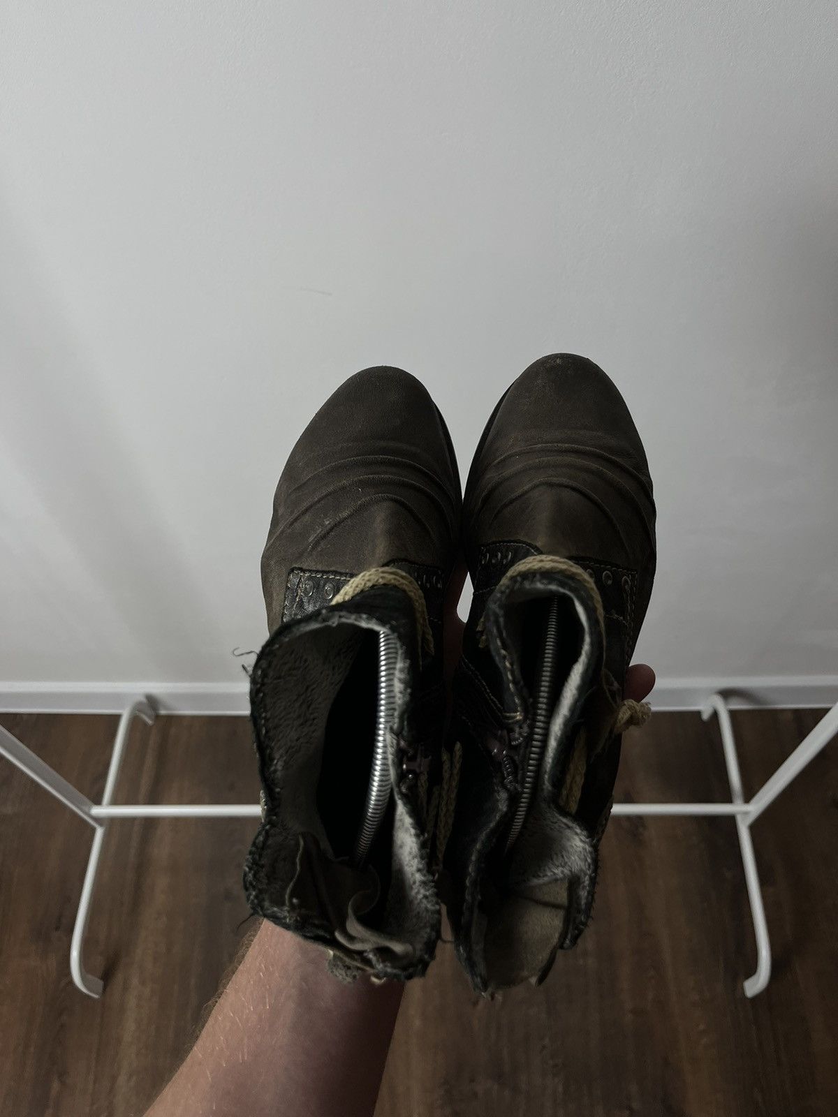 Japanese Brand × Vintage Vintage Avant Garde Womans Made in Italy Boots Shoes Leather Size US 6 / IT 36 - 8 Thumbnail