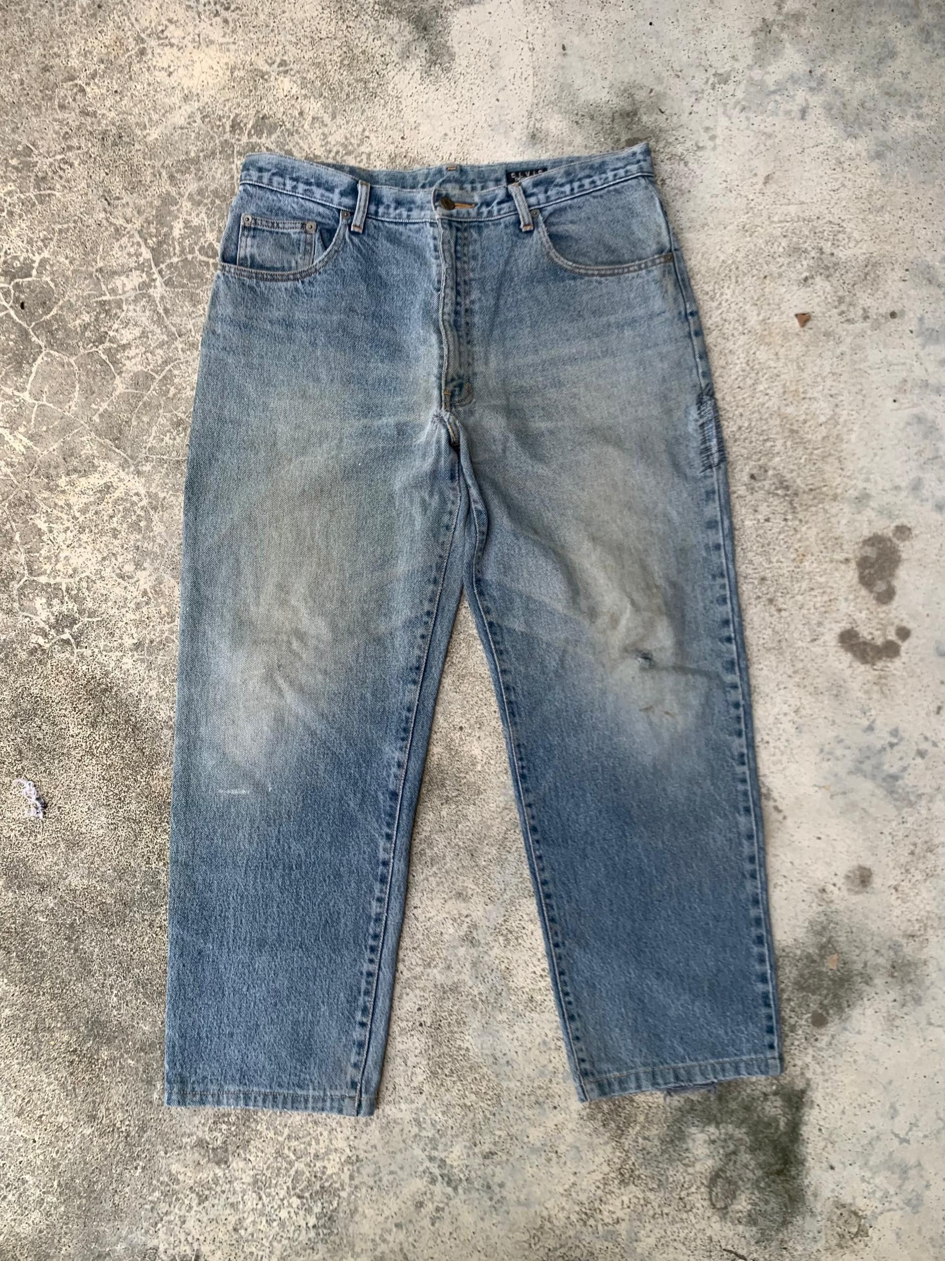 Japanese Brand × Vintage Vintage Elvis Presley Denim Jeans Pants Size US 34 / EU 50 - 1 Thumbnail