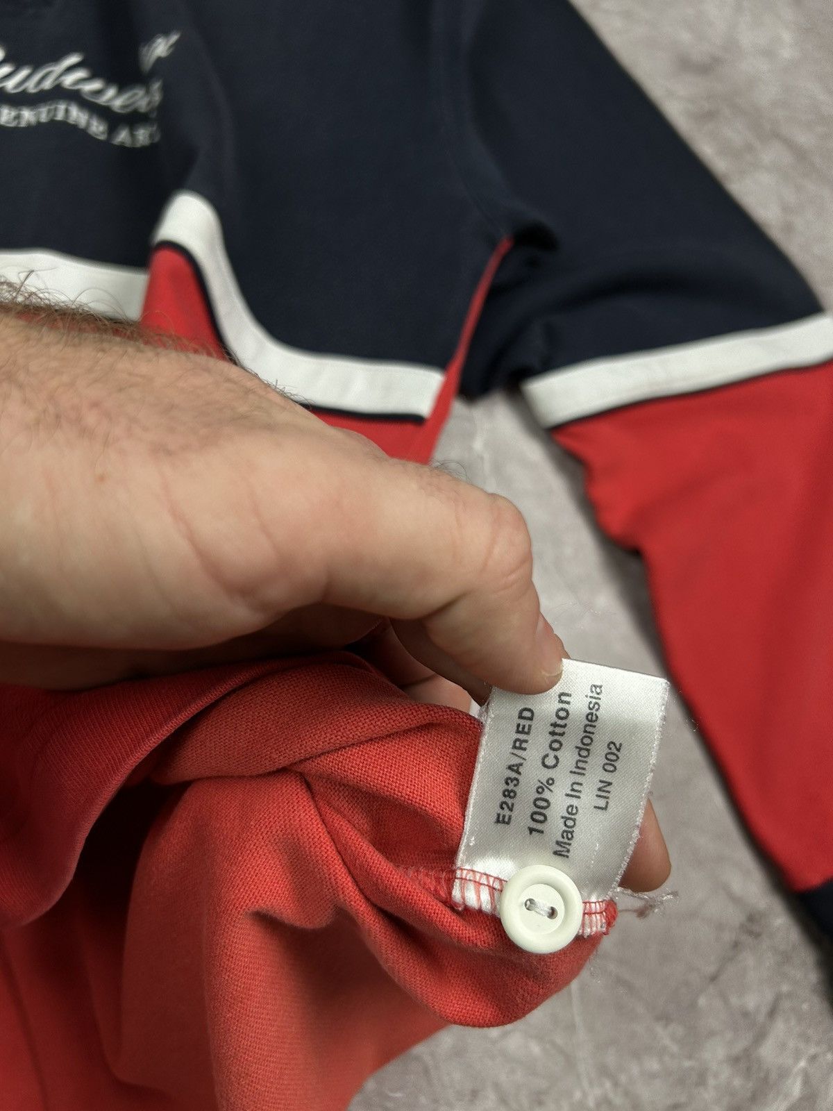 Budweiser × Cotton Traders Vintage Budweiser rugby shirt Size US L / EU 52-54 / 3 - 8 Thumbnail