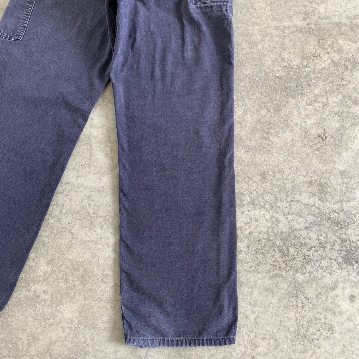 Carhartt Vintage Carhartt Faded Navy Blue Carpenter Work Pants Size US 33 - 17 Thumbnail