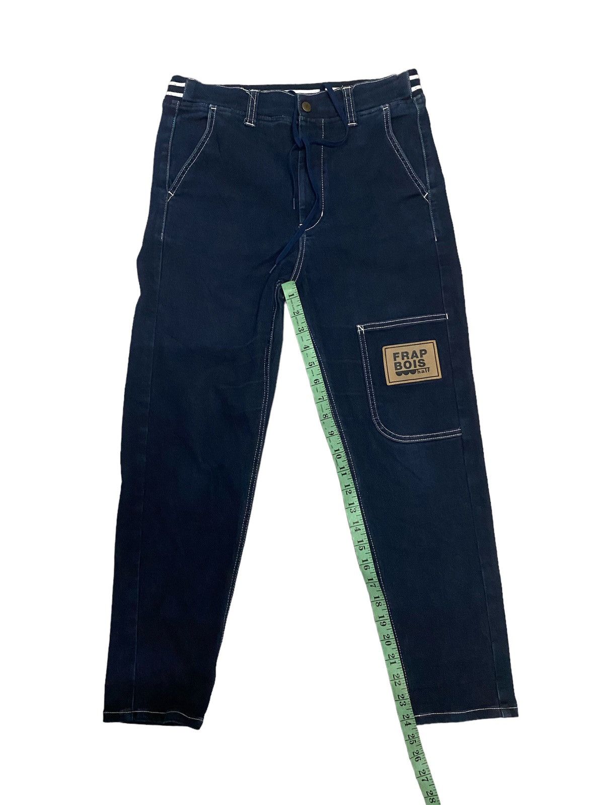Issey Miyake × Japanese Brand × Vintage Vintage Frapbois half issey miyake Denim Jeans Size 31" - 13 Thumbnail