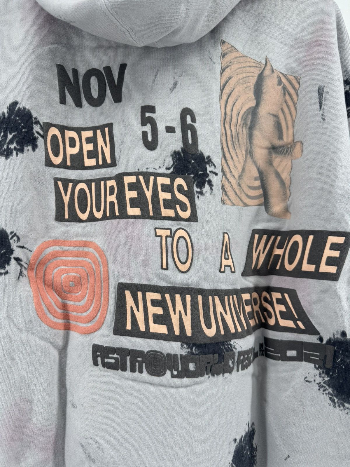 Travis Scott Travis Scott Astroworld Festival Merchandise Tie Dye Hoodie Size US M / EU 48-50 / 2 - 4 Thumbnail