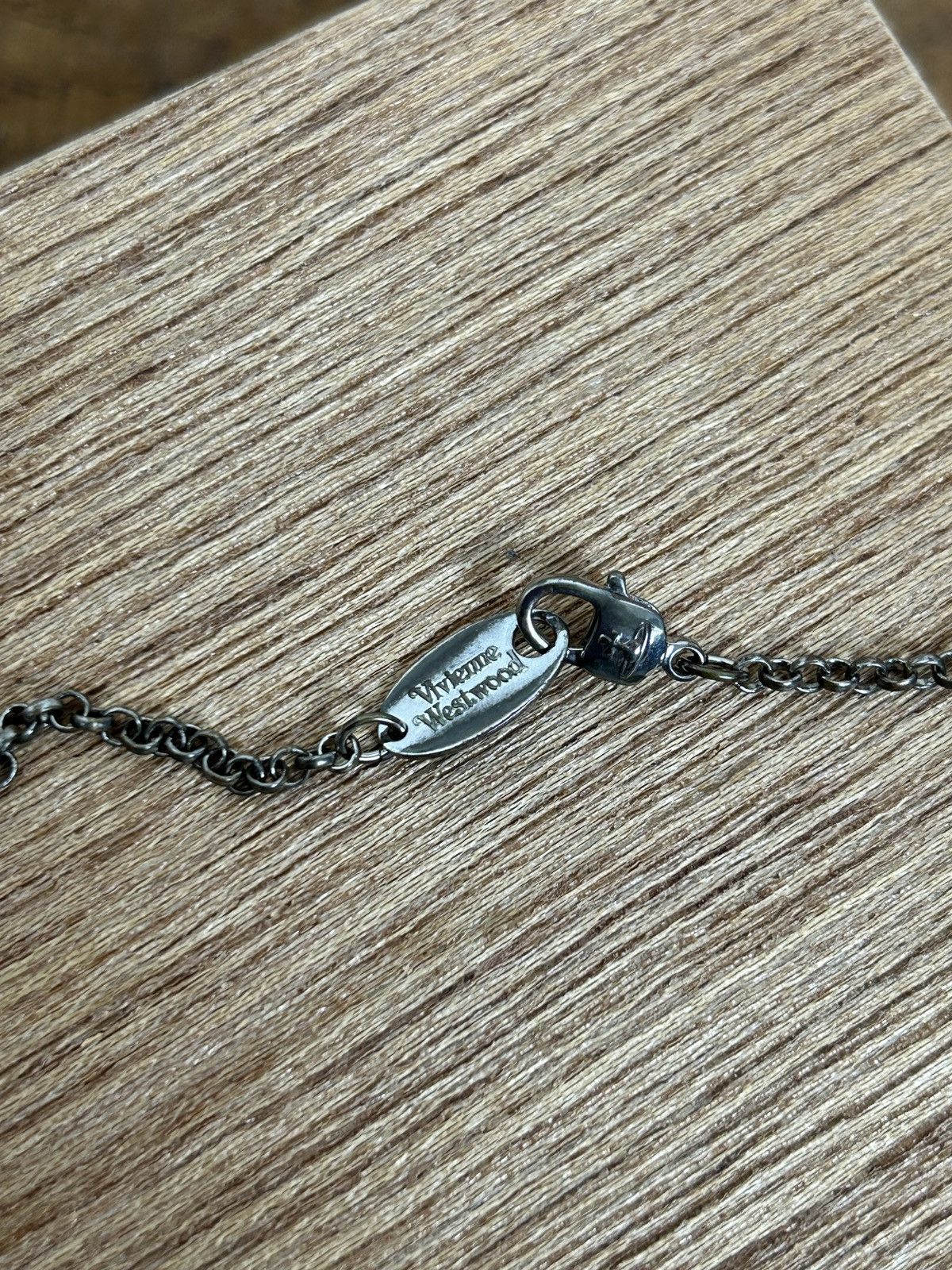 Vivienne Westwood Vintage Vivienne Westwood Reverse Heart Diamante Necklace Size ONE SIZE - 6 Thumbnail