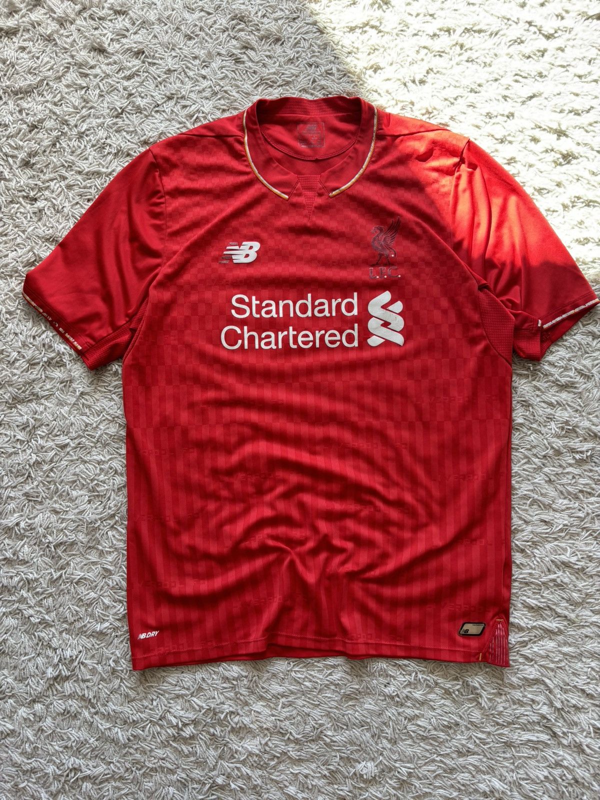 Vintage Vintage Soccer Jersey Liverpool Monogram Logo Size US L / EU 52-54 / 3 - 1 Thumbnail